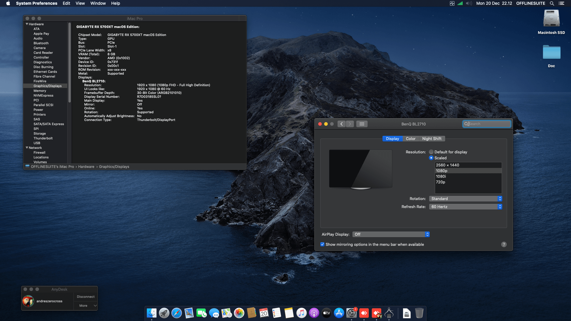 Gigabyte Z590 Vision G + Intel Core i9 11900KF + Gigabyte RX 5700XT   OpenCore 4