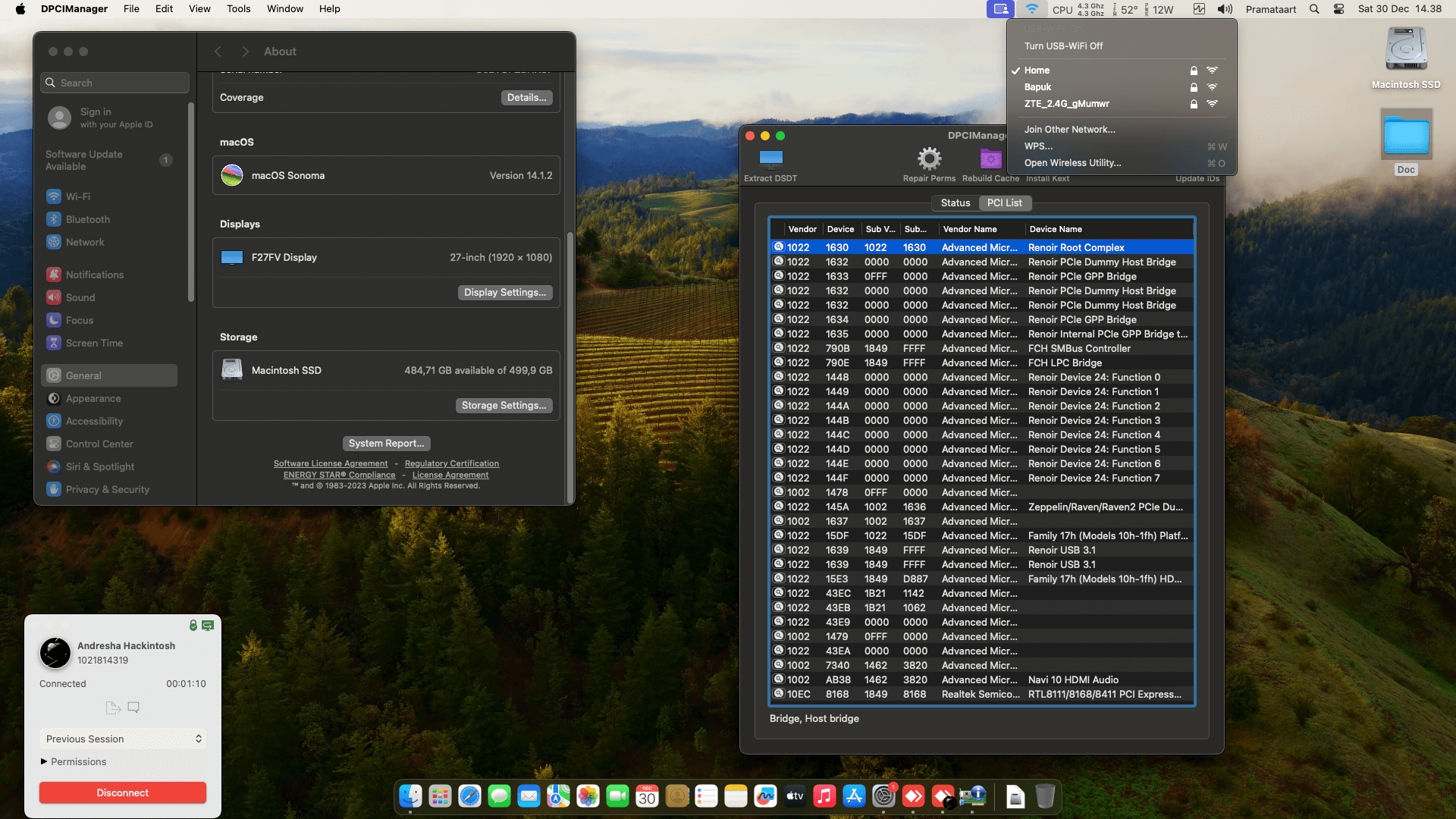 Asrock A520M HVS + AMD Ryzen 5 4600G + MSI RX 5500 XT   OpenCore 1