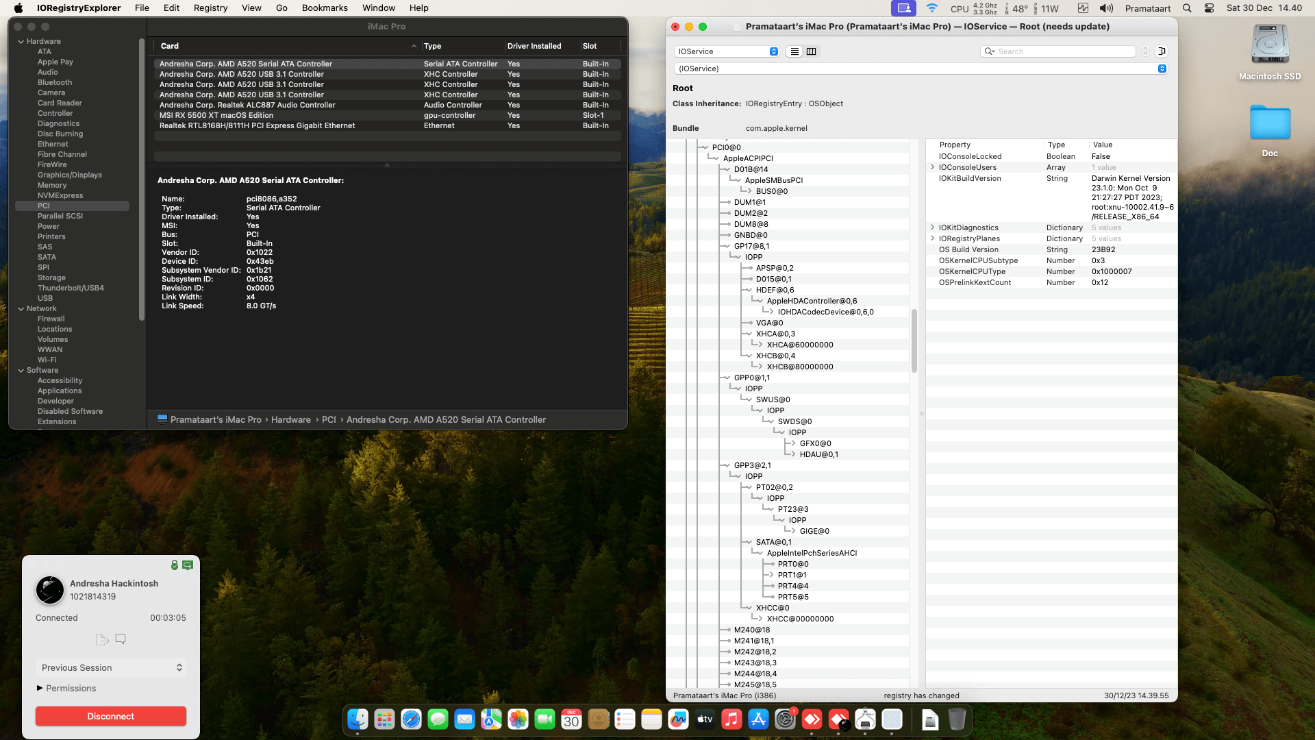 Asrock A520M HVS + AMD Ryzen 5 4600G + MSI RX 5500 XT   OpenCore 1