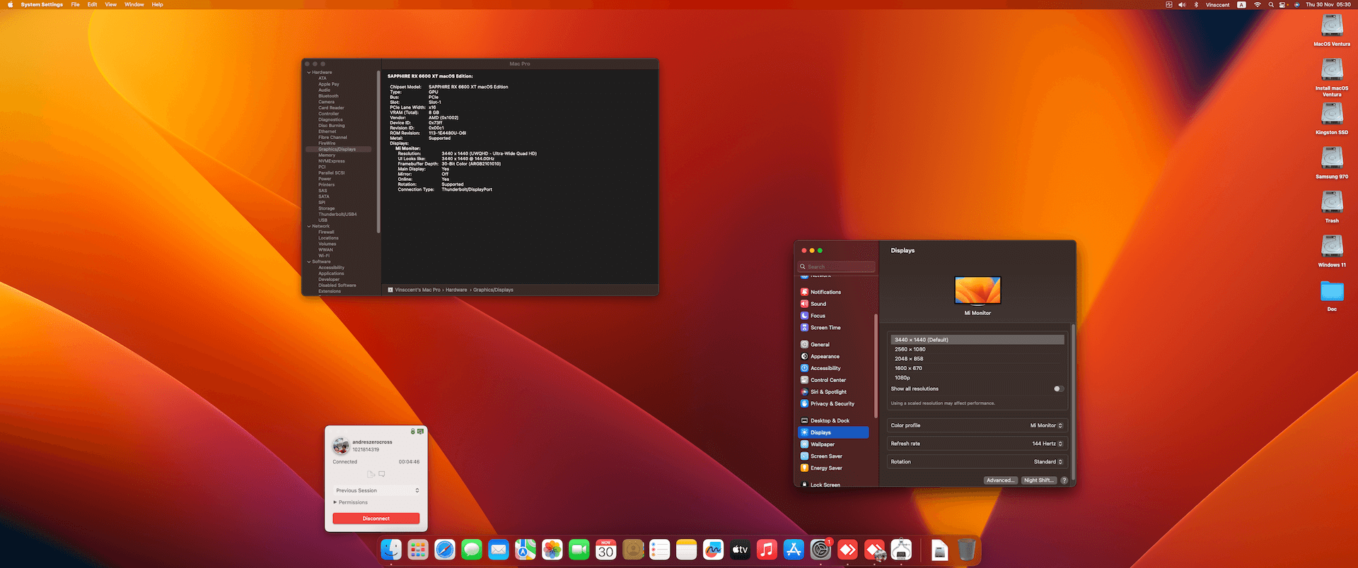 Gigabyte Z790 Gaming X + Intel Core i5 14600KF + Sapphire RX 6600 XT   OpenCore 1