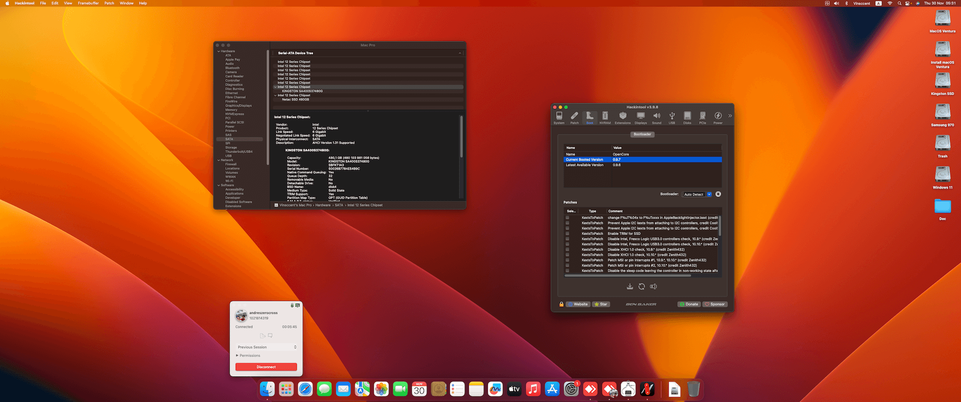 Gigabyte Z790 Gaming X + Intel Core i5 14600KF + Sapphire RX 6600 XT   OpenCore 1