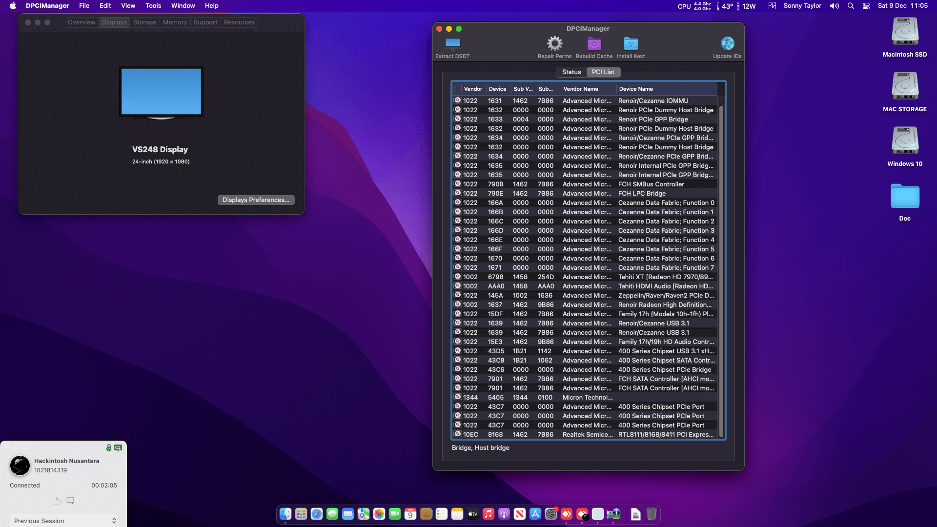 MSI B450 A PRO MAX + AMD Ryzen 5 5600G + Gigabyte R9 280X   OpenCore 1