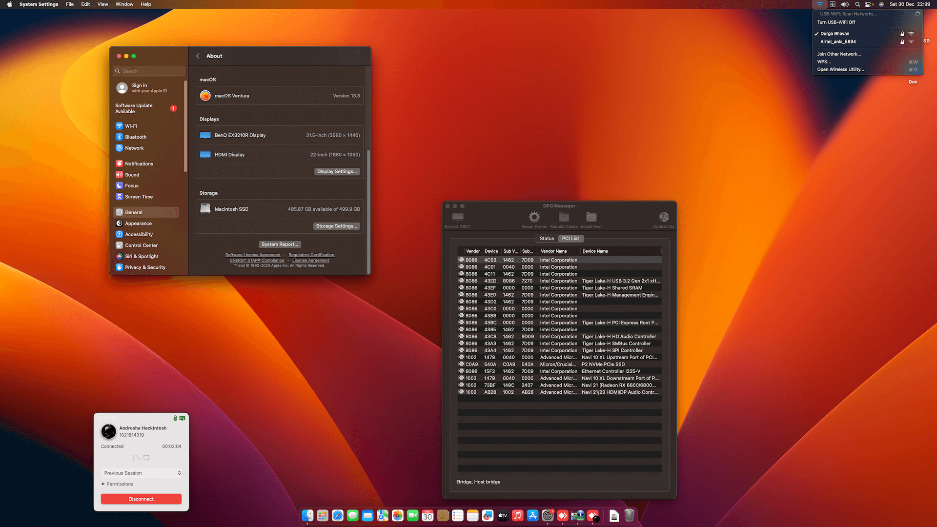 MSI Z590 A Pro + Intel Core i5 11400 + Power Color RX 6800   OpenCore 1
