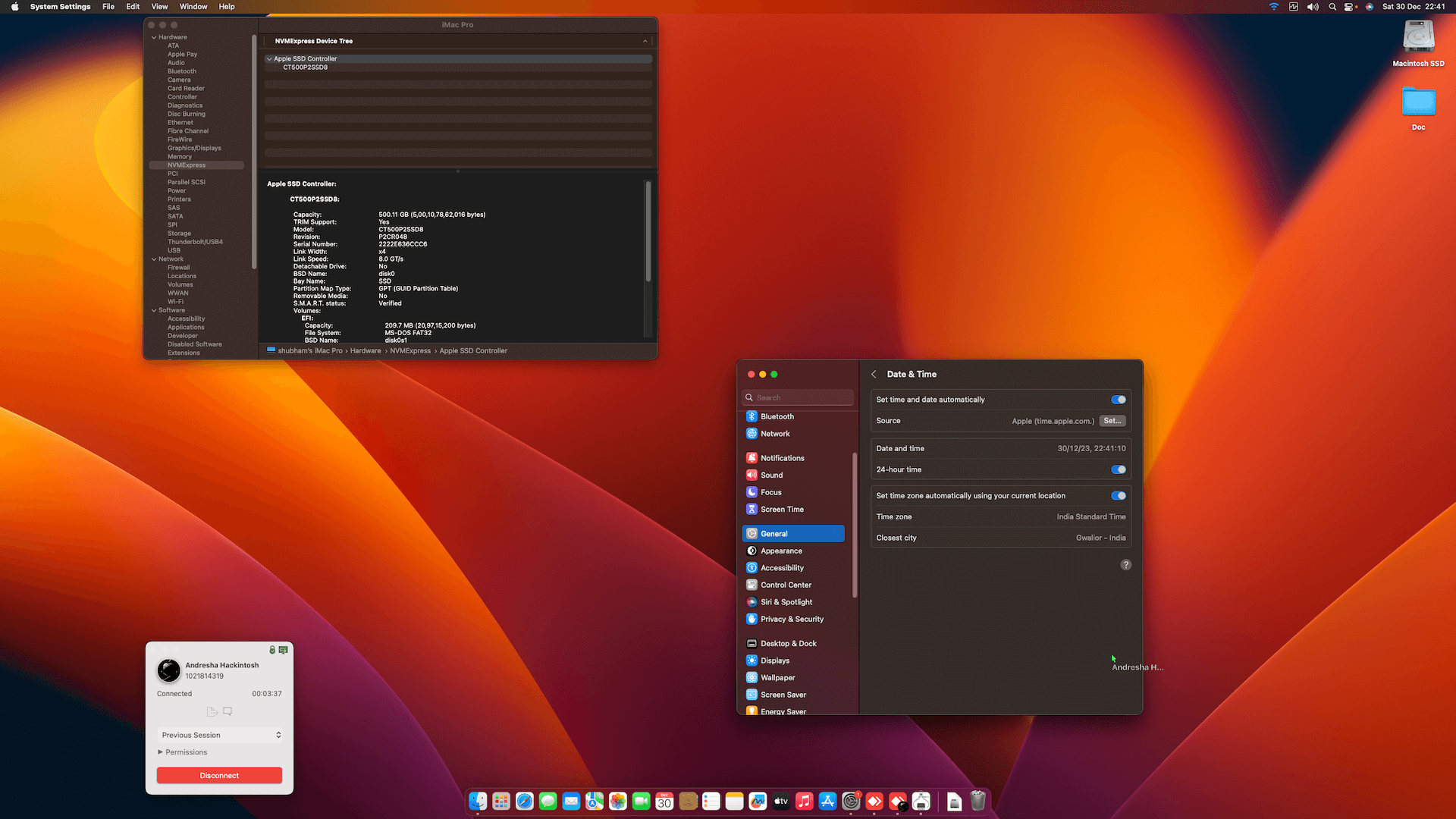 MSI Z590 A Pro + Intel Core i5 11400 + Power Color RX 6800   OpenCore 1