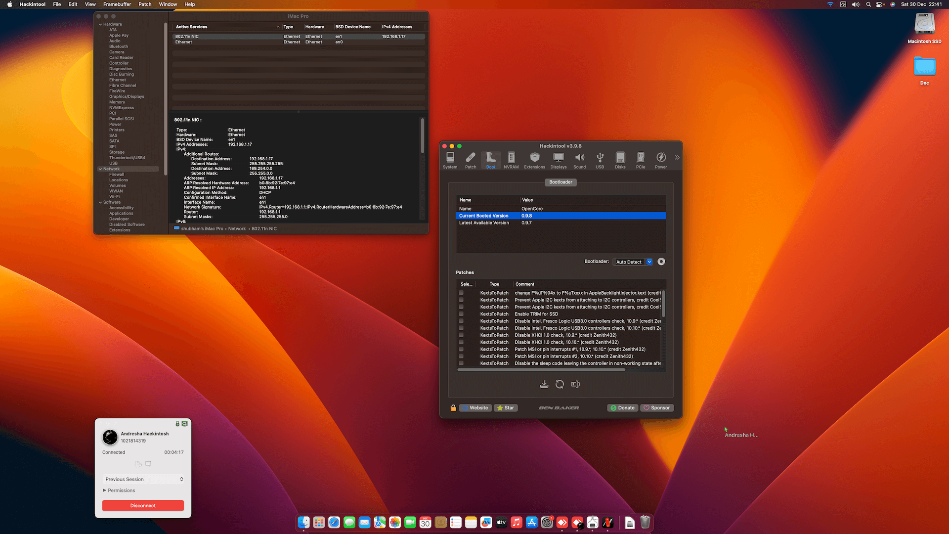 MSI Z590 A Pro + Intel Core i5 11400 + Power Color RX 6800   OpenCore 1