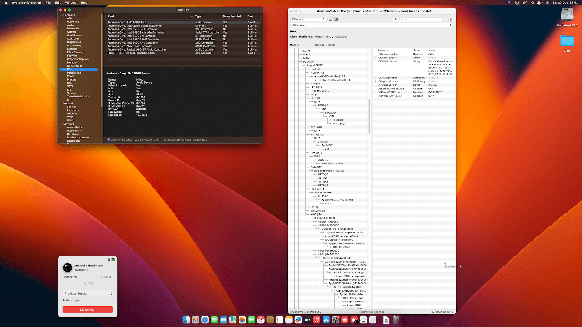 MSI Z590 A Pro + Intel Core i5 11400 + Power Color RX 6800   OpenCore 1