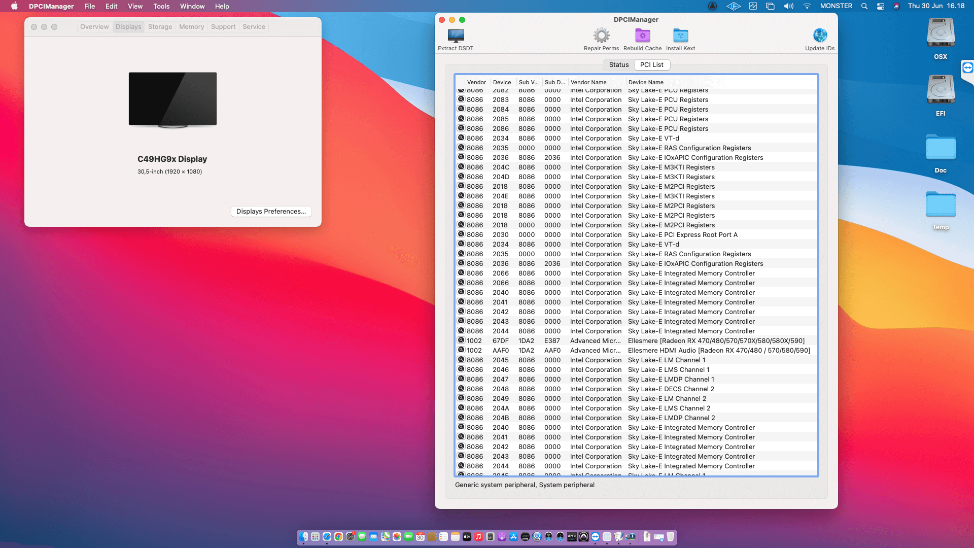 Gigabyte X299 Aorus Gaming 7 + Intel Core i9 7940X + Sapphire RX 580   OpenCore 2
