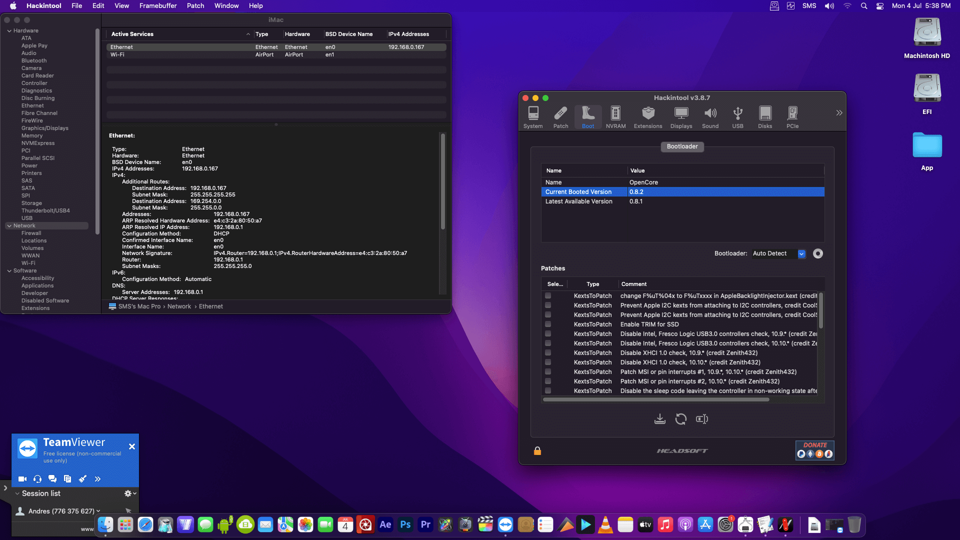 Gigabyte Z590 UD AC + Intel Core i9 10900K + MSI RX 6600 XT   OpenCore 8