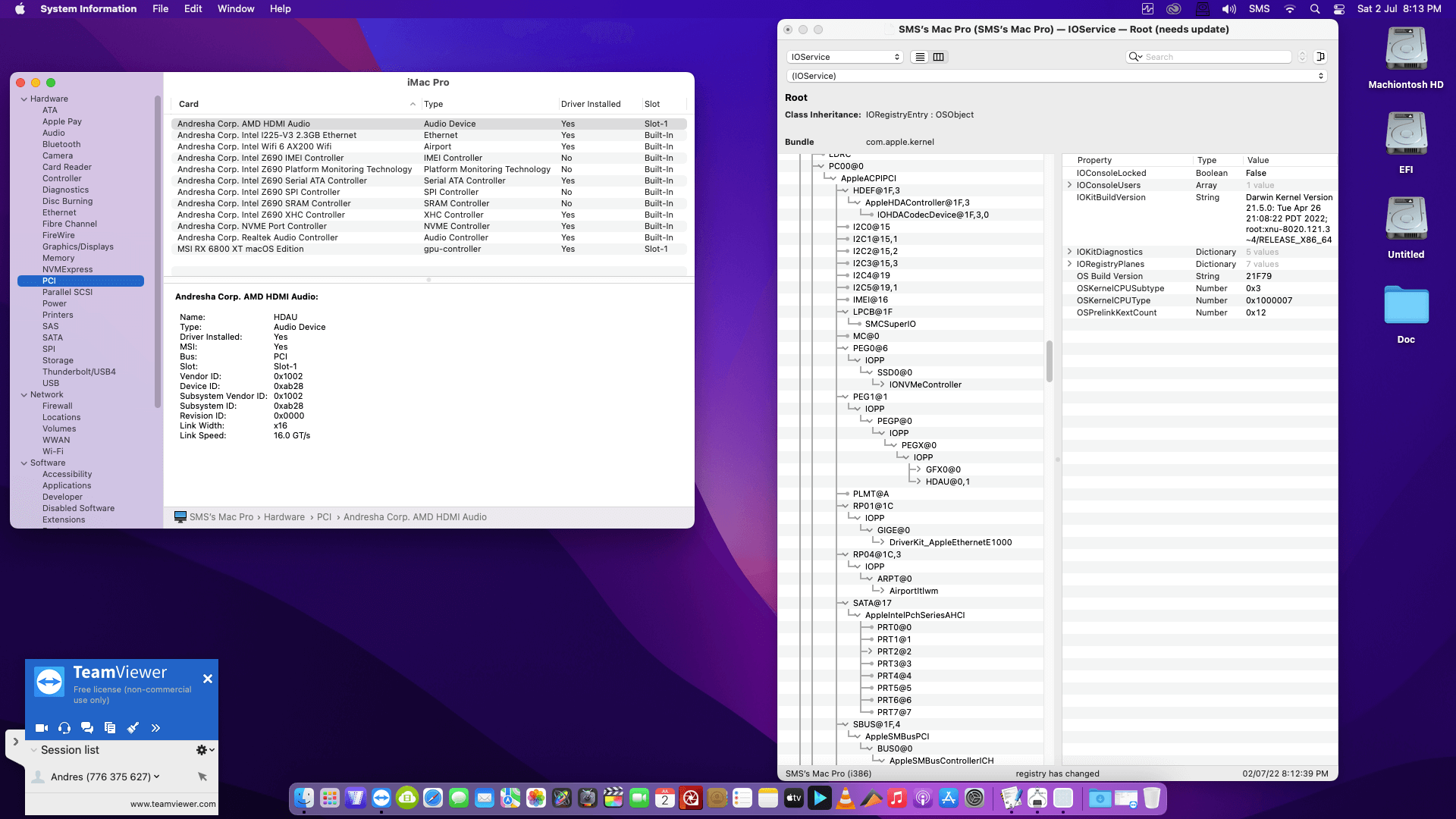 Gigabyte Z690 Aorus Pro + Intel Core i9 12900K + MSI RX 6800 XT OpenCore 9