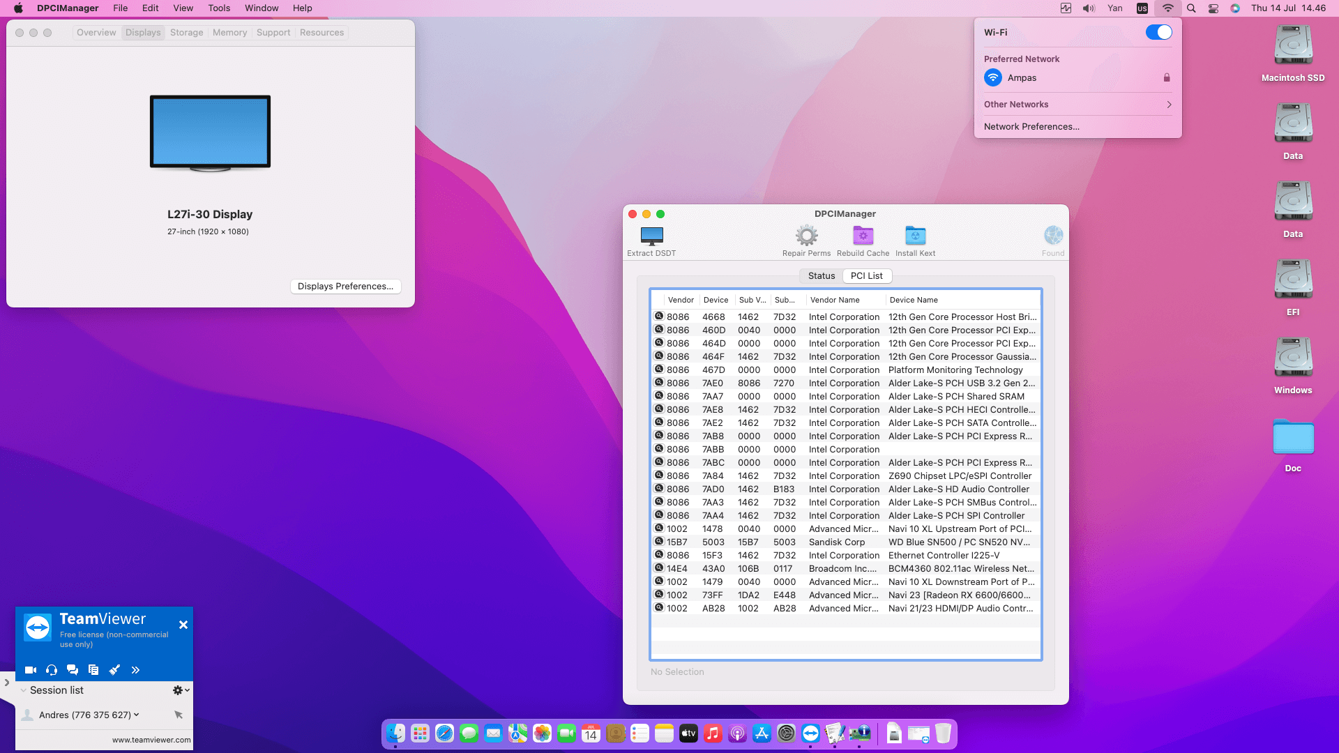 MSI MAG Z690 Torpedo + Intel Core i7 12700 + Sapphire RX 6600 XT   OpenCore 2