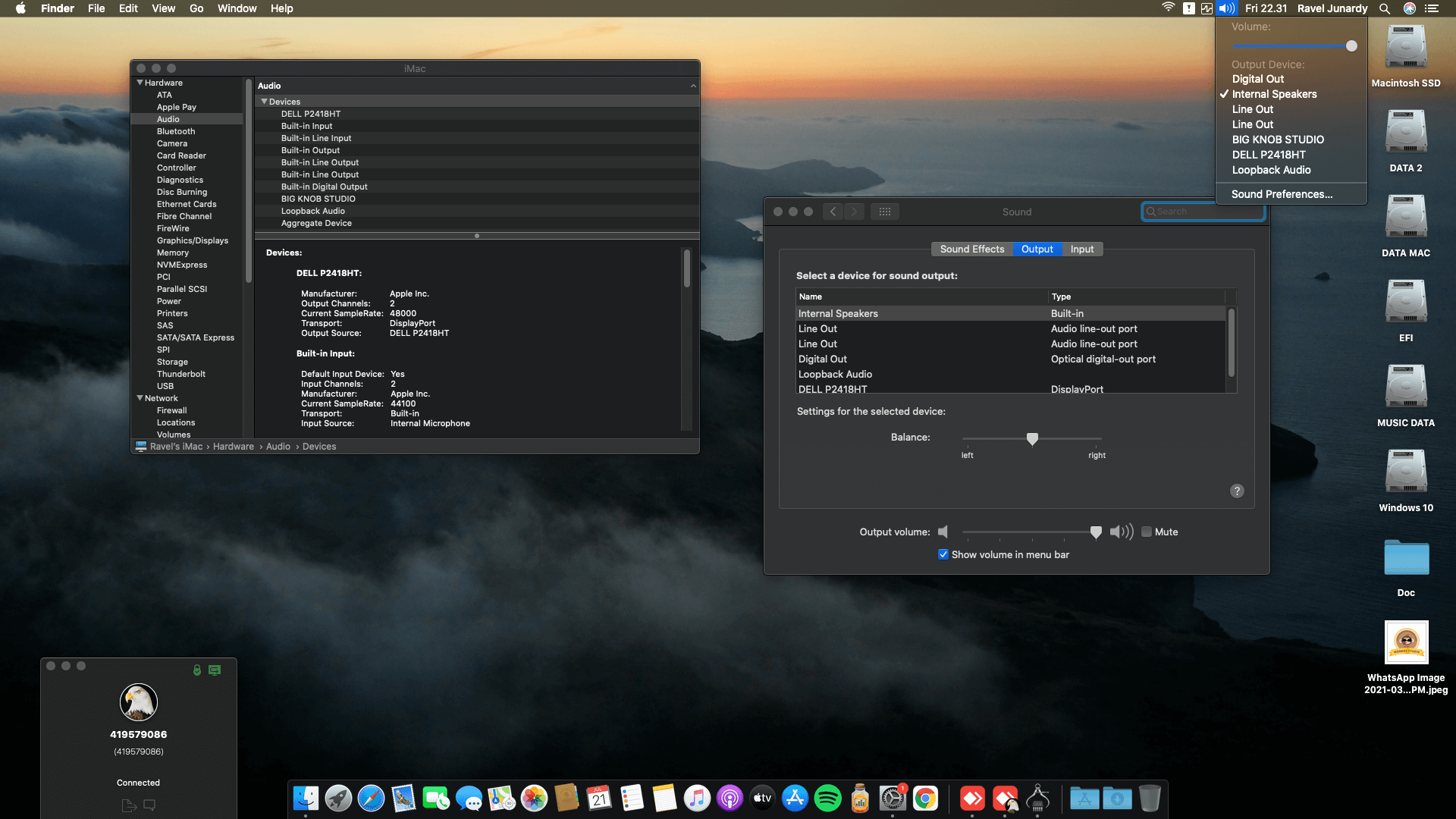 Gigabyte Z390 D + Intel Core i9 9900K + Sapphire RX 580 OpenCore 1