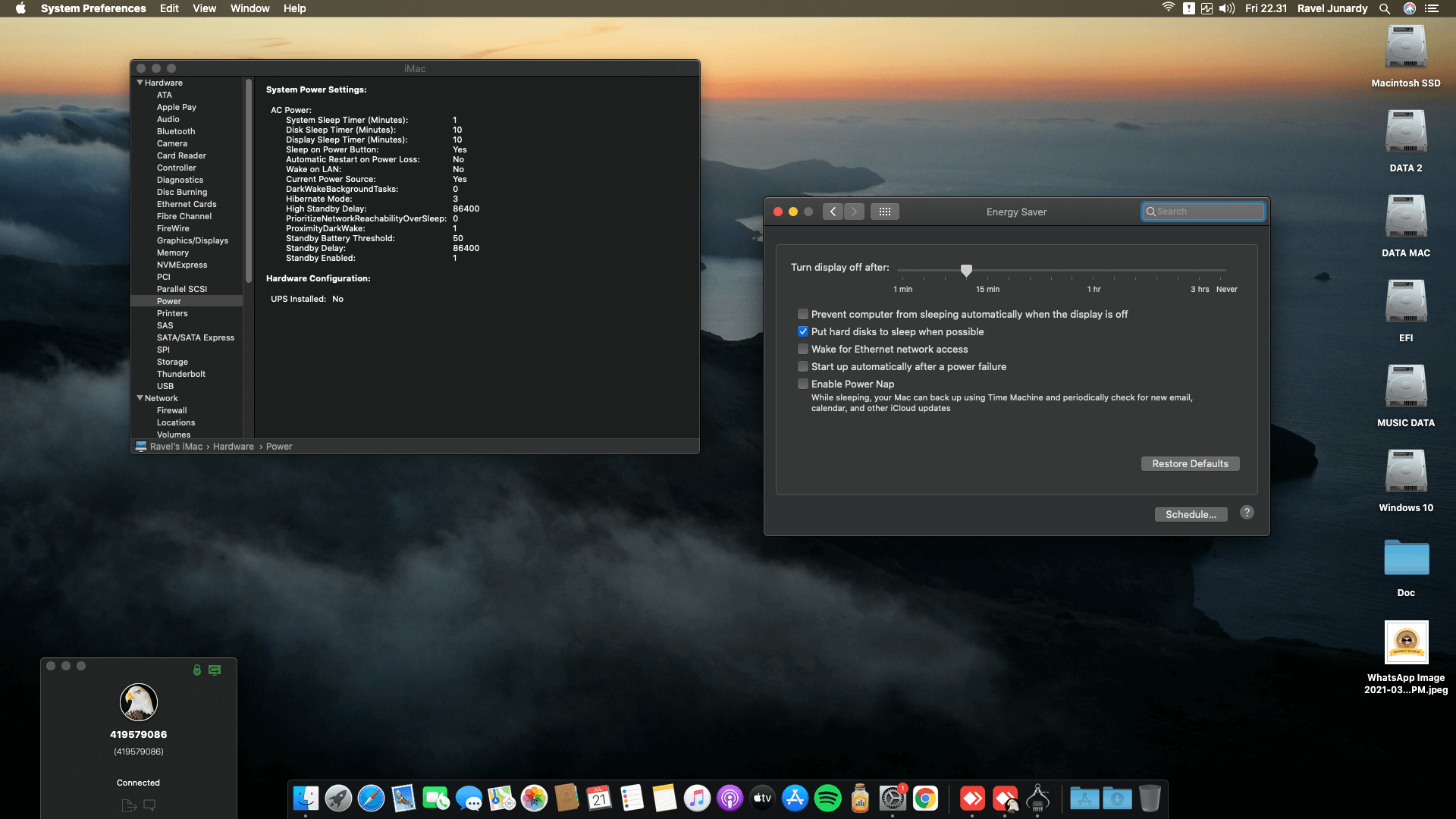 Gigabyte Z390 D + Intel Core i9 9900K + Sapphire RX 580 OpenCore 1