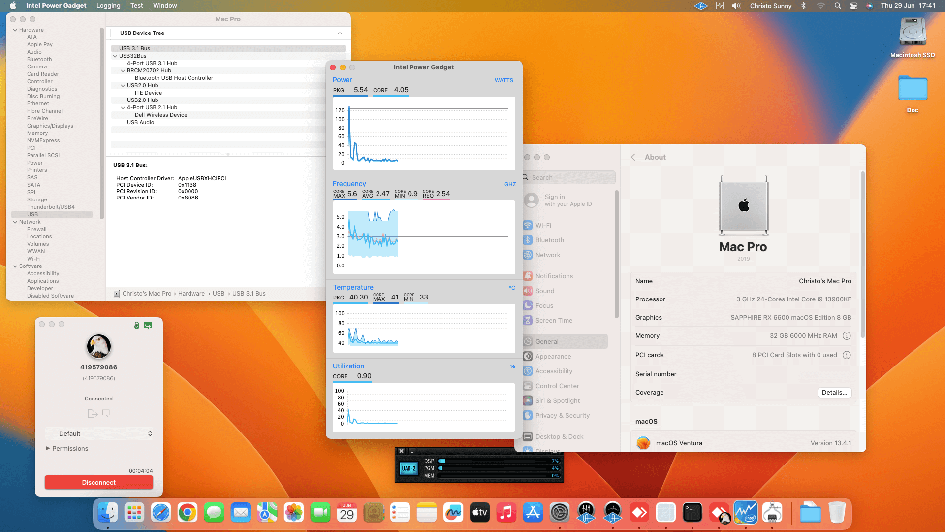 Gigabyte Z690 Aero D + Intel Core i9 13900KF + Sapphire RX 6600   OpenCore 1