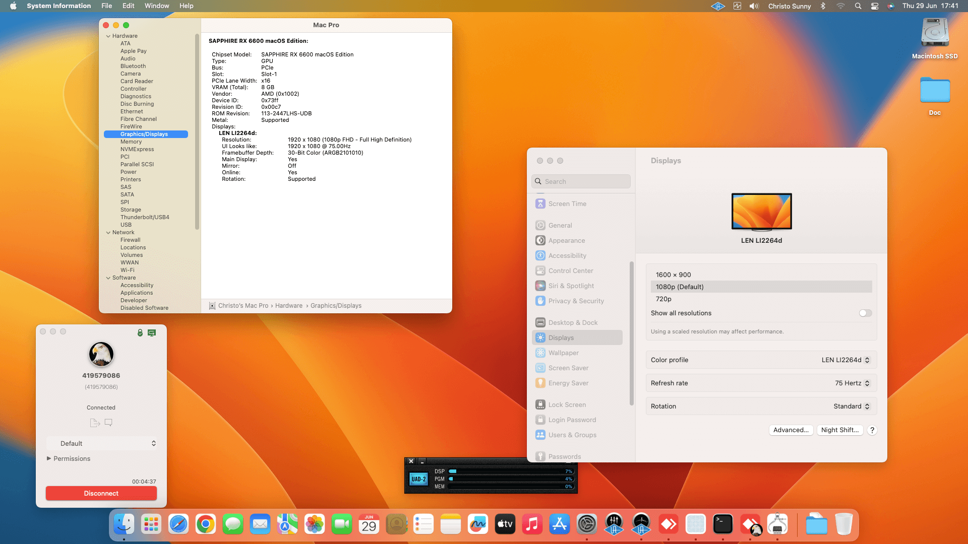 Gigabyte Z690 Aero D + Intel Core i9 13900KF + Sapphire RX 6600   OpenCore 1