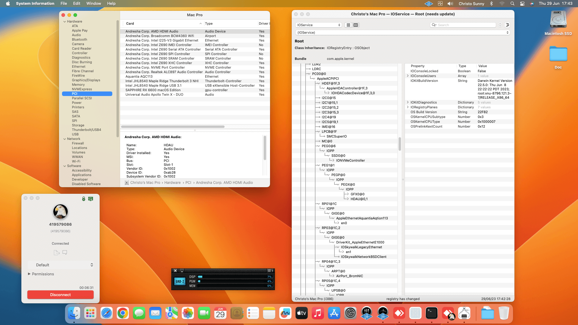 Gigabyte Z690 Aero D + Intel Core i9 13900KF + Sapphire RX 6600   OpenCore 1