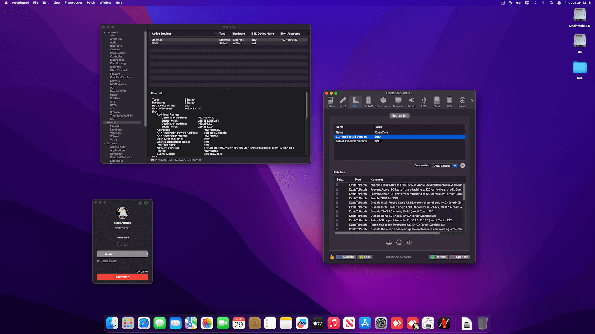 MSI MAG B760M Mortar Wifi DDR4 + Intel Core i5 13400F + Asus RX 6600   OpenCore 1