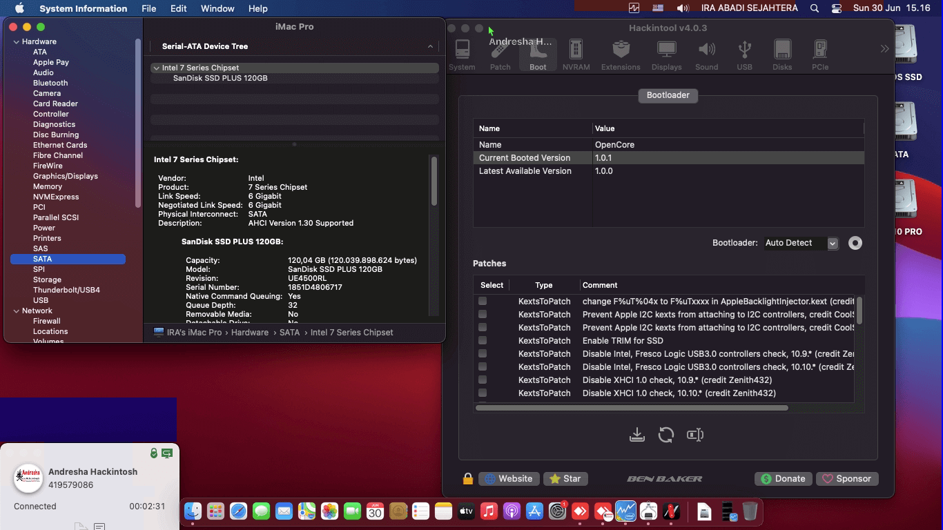Varro B75 + Intel Core i5 3570 + Asus GT 710   OpenCore 1