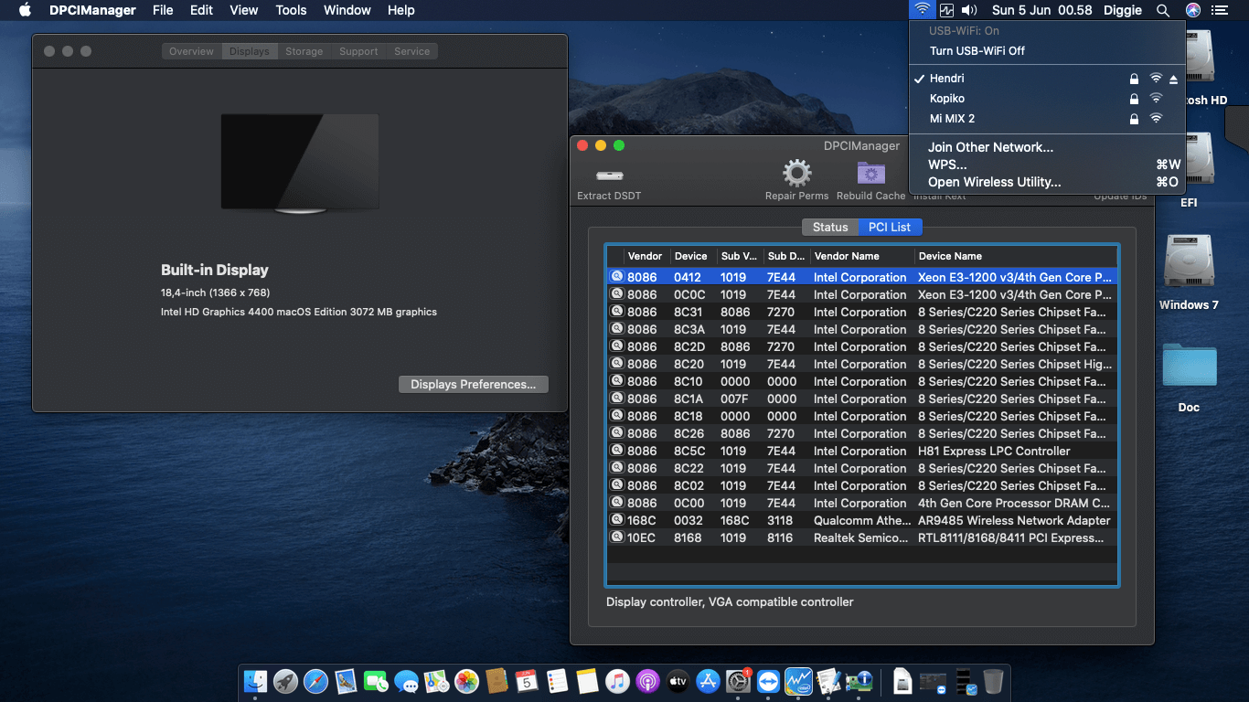 ECS H81H3 M4 + Intel Core i3 4170   OpenCore 2
