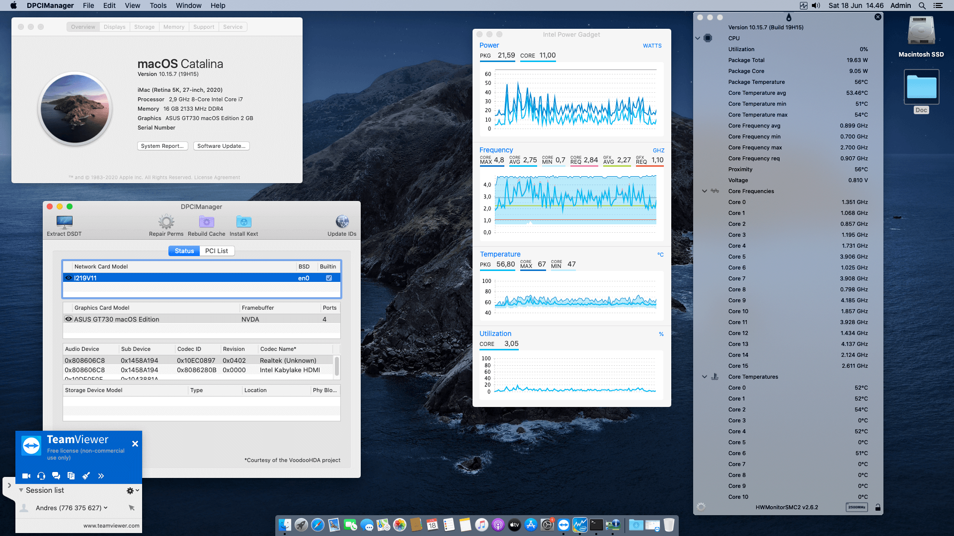 Gigabyte B460M DS3H V2 + Intel Core i7 10700 + ASUS GT 730   OpenCore 1