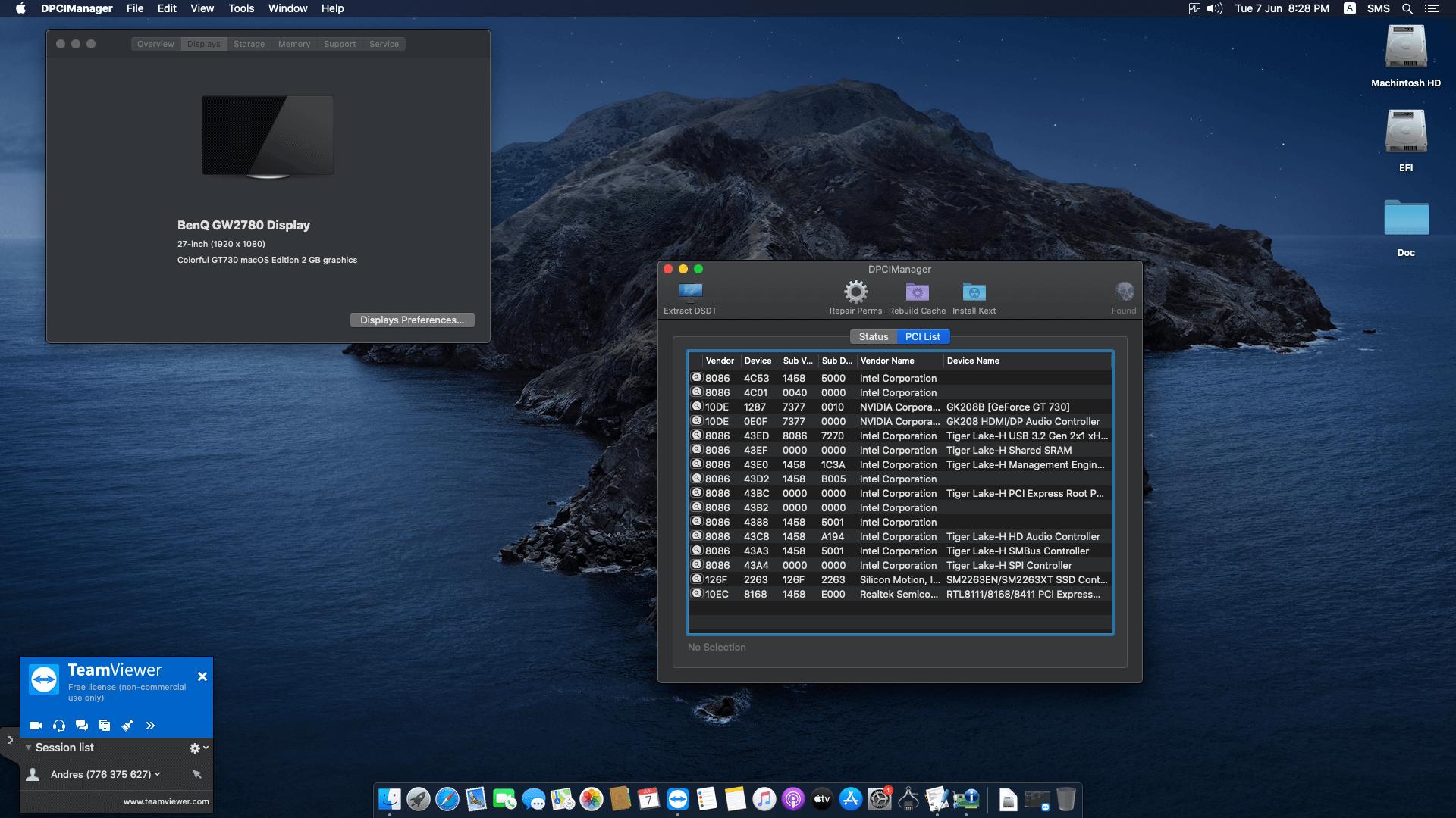 Gigabyte H510M H + Intel Core i5 11400F + Colorful GT730   OpenCore 2