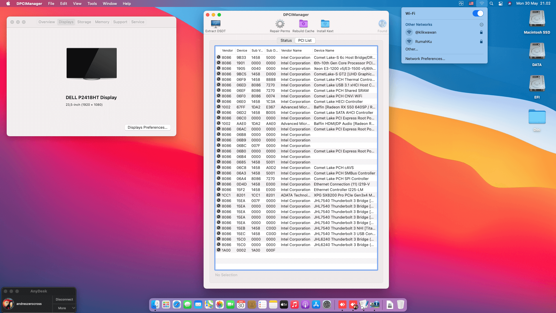 Gigabyte Z490 Vision D + Intel Core i9 10900K + Sapphire RX 550 2nd   OpenCore 2