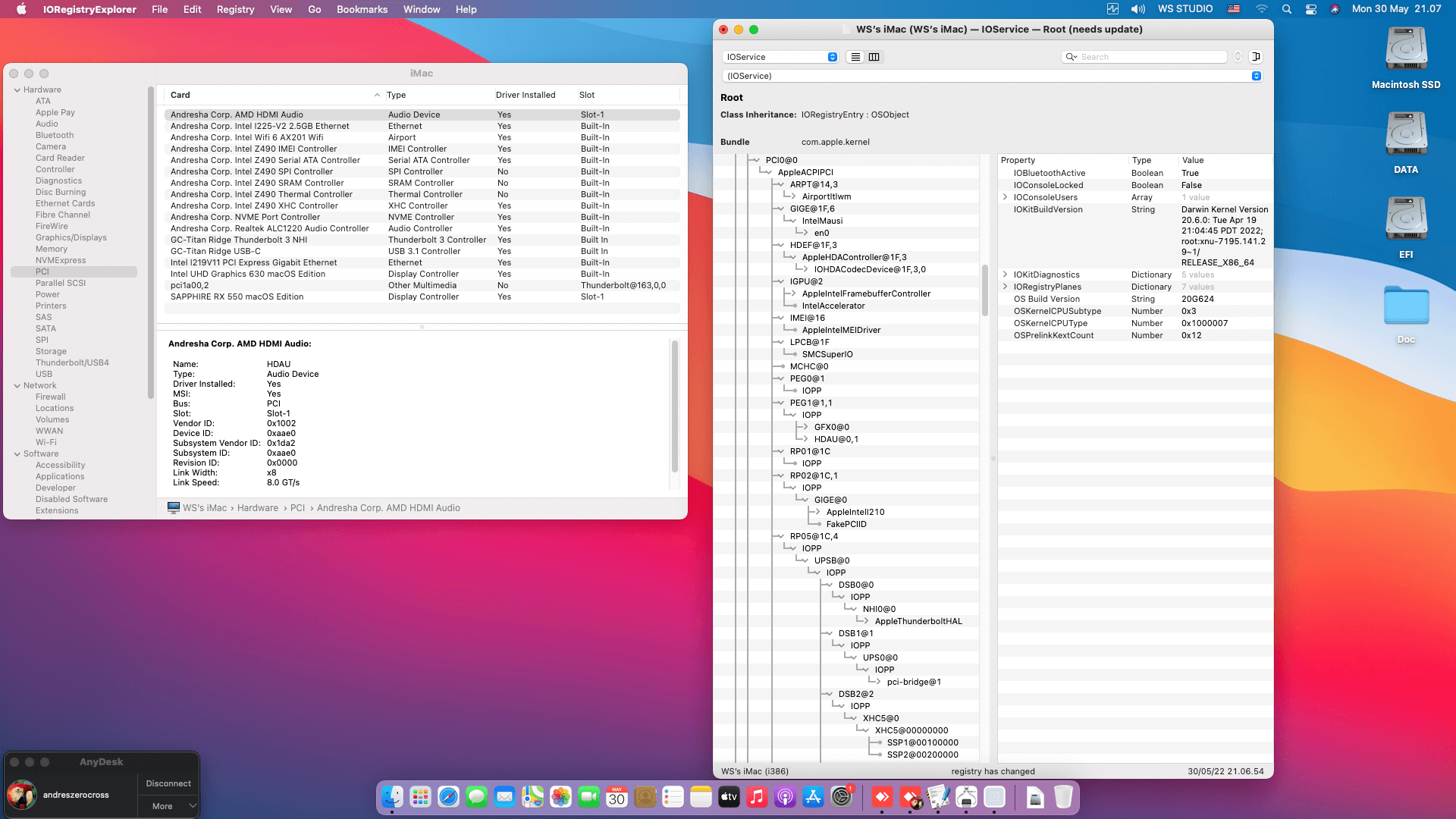 Gigabyte Z490 Vision D + Intel Core i9 10900K + Sapphire RX 550 2nd   OpenCore 9