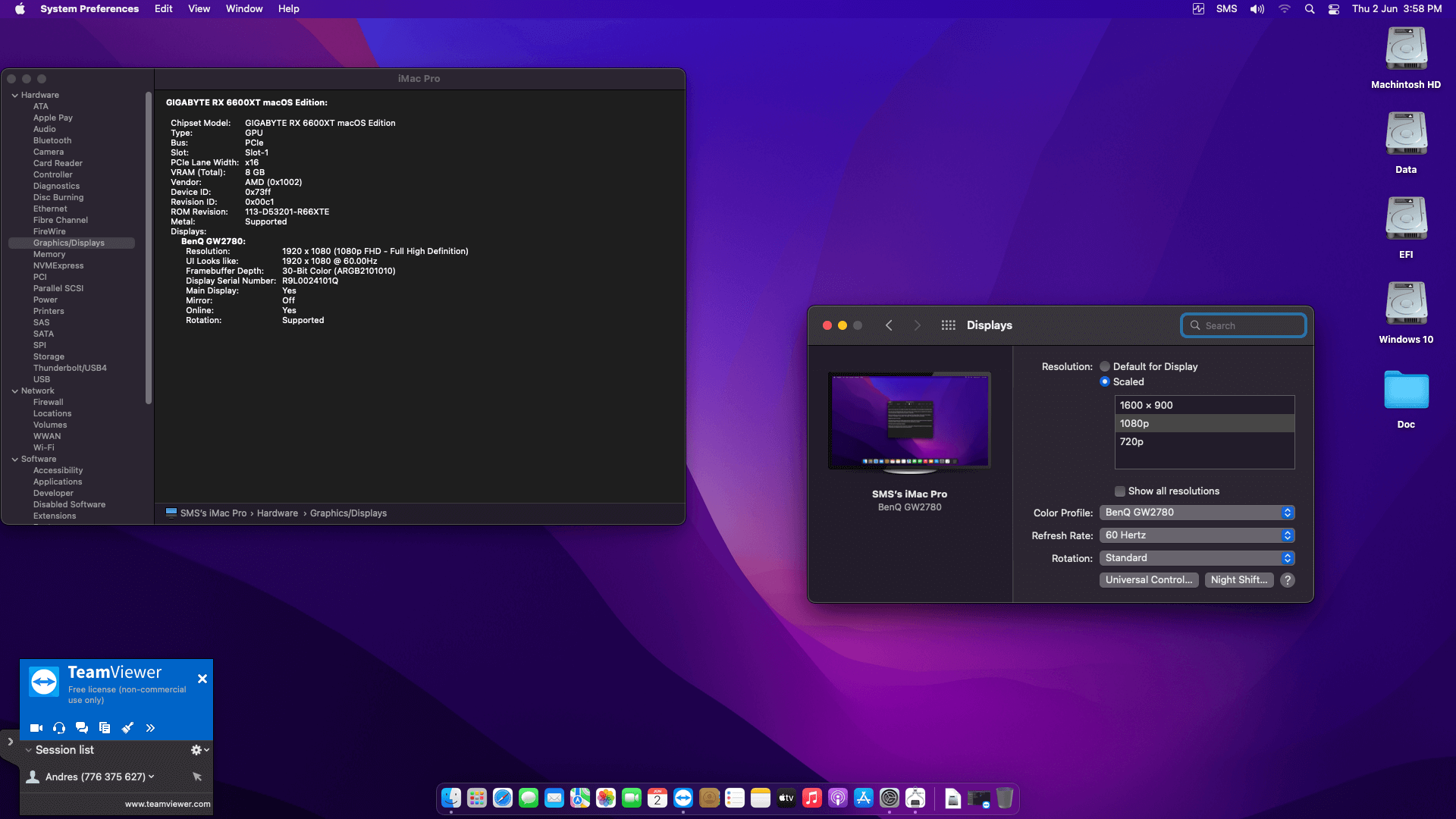 Gigabyte Z690 UD AX DDR4 V2 + Intel Core i9 12900K + Gigabyte RX 6600 XT   OpenCore 4
