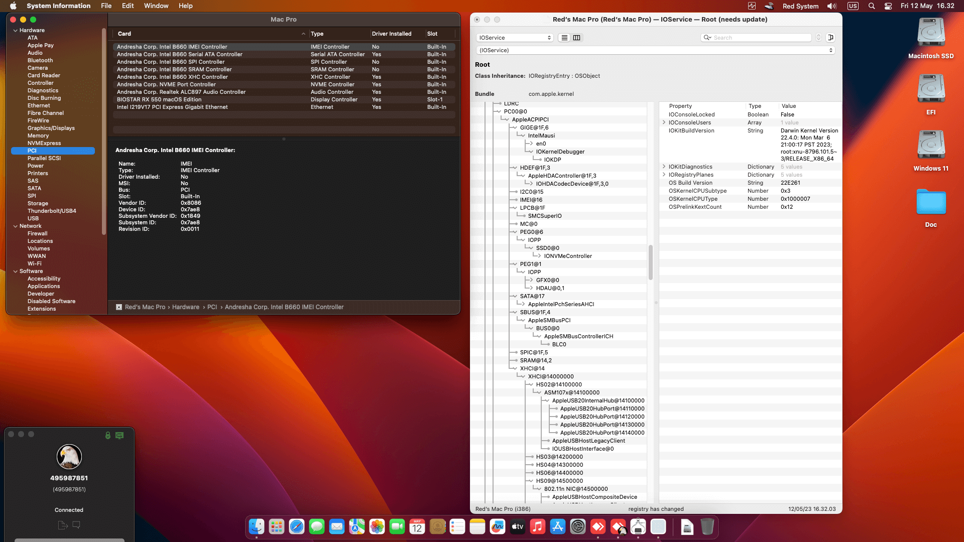 Asrock B660M Phantom Gaming 4 + Intel Core i7 12700F + Biostar RX 550   OpenCore 1