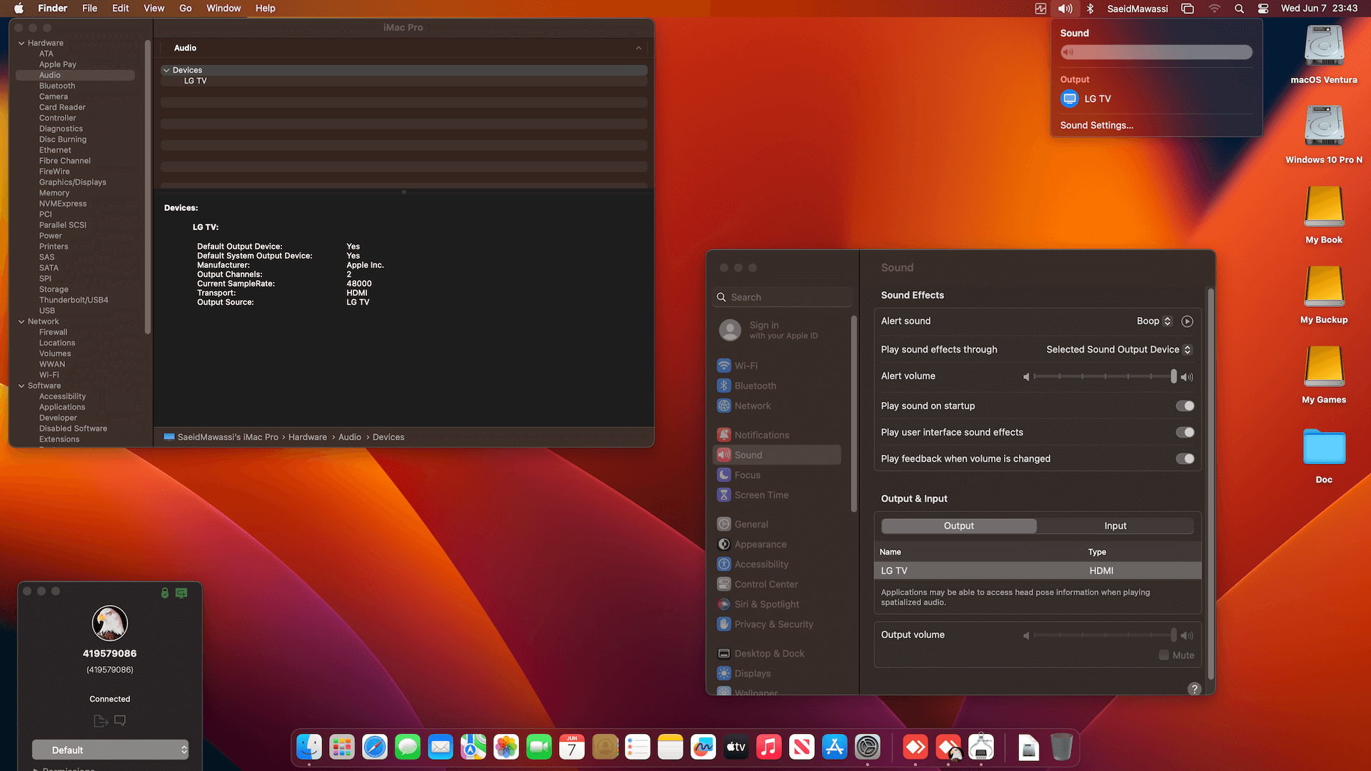 Asus ROG Strix Z490 H Gaming + Intel Core i7 10700KF + Sapphire RX 5700 XT   OpenCore 1