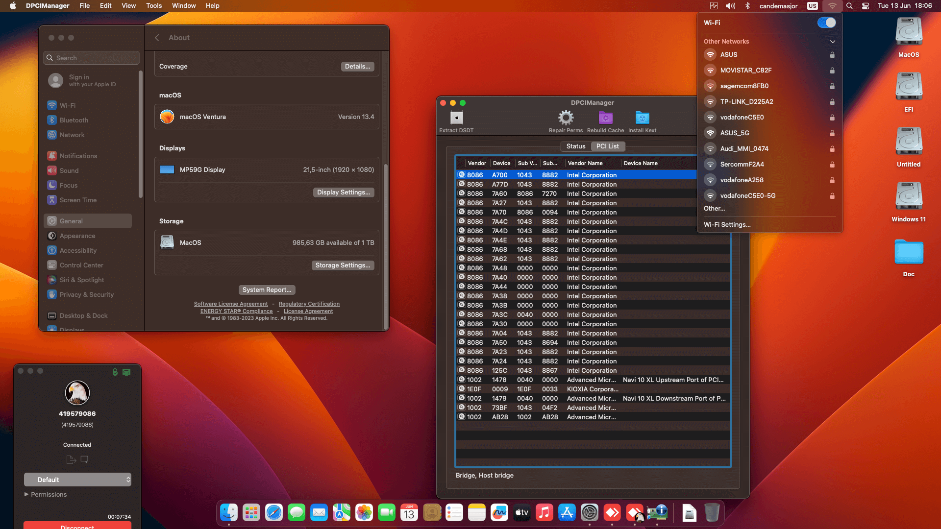 Asus ROG Strix Z790 F Gaming Wifi + Intel Core i9 13900K + Asus RX 6800 XT   OpenCore 1