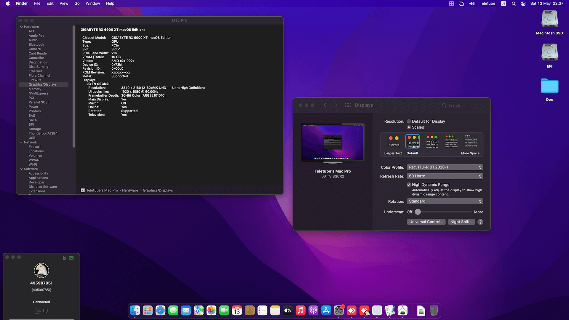 Gigabyte Z690 Gaming X DDR4 + Intel Core i9 13900KF + Gigabyte RX 6900 XT   OpenCore 1