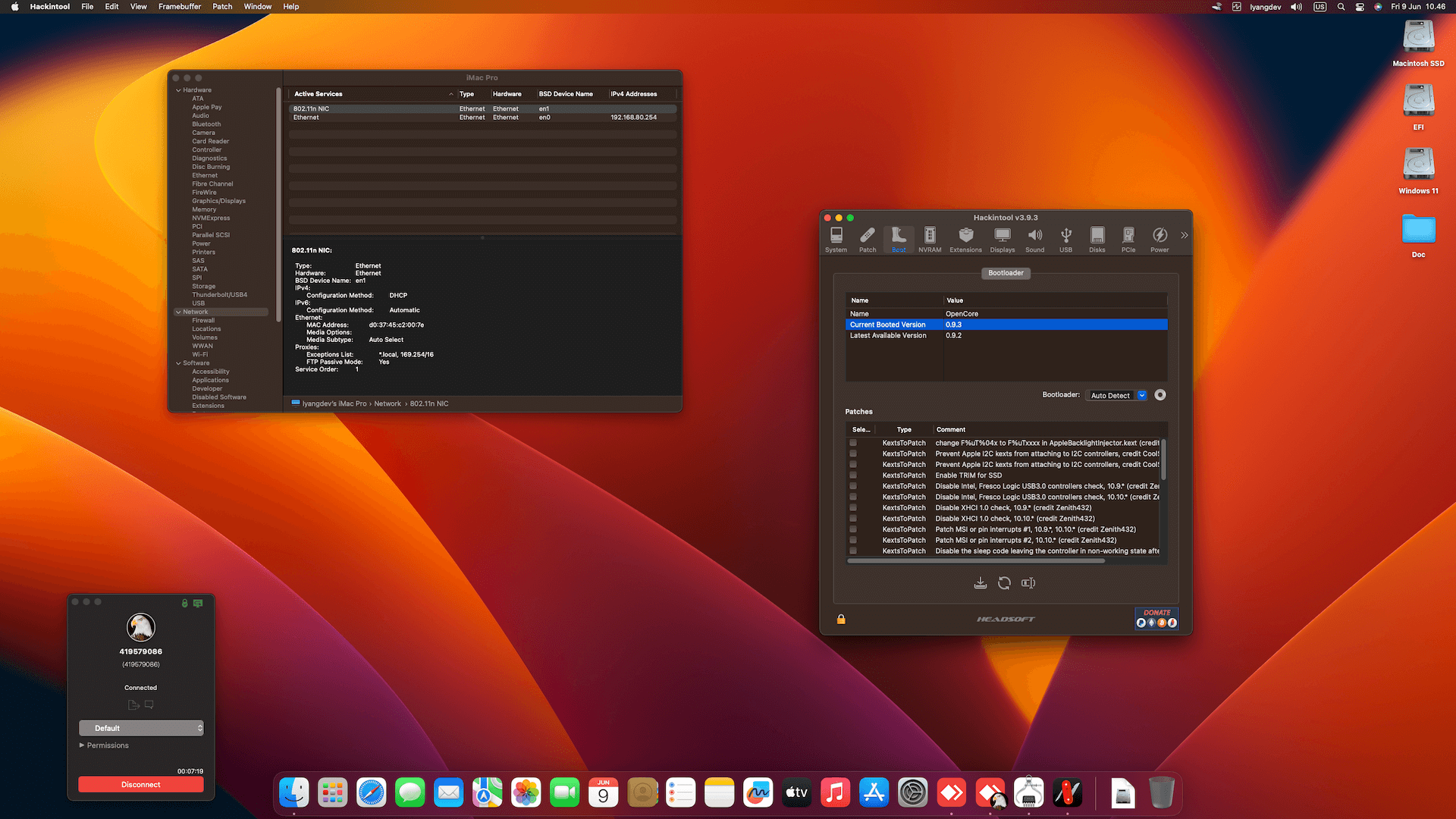 MSI X99S SLI PLUS + Intel Core i7 5930K + Sapphire RX 580 2nd   OpenCore 1