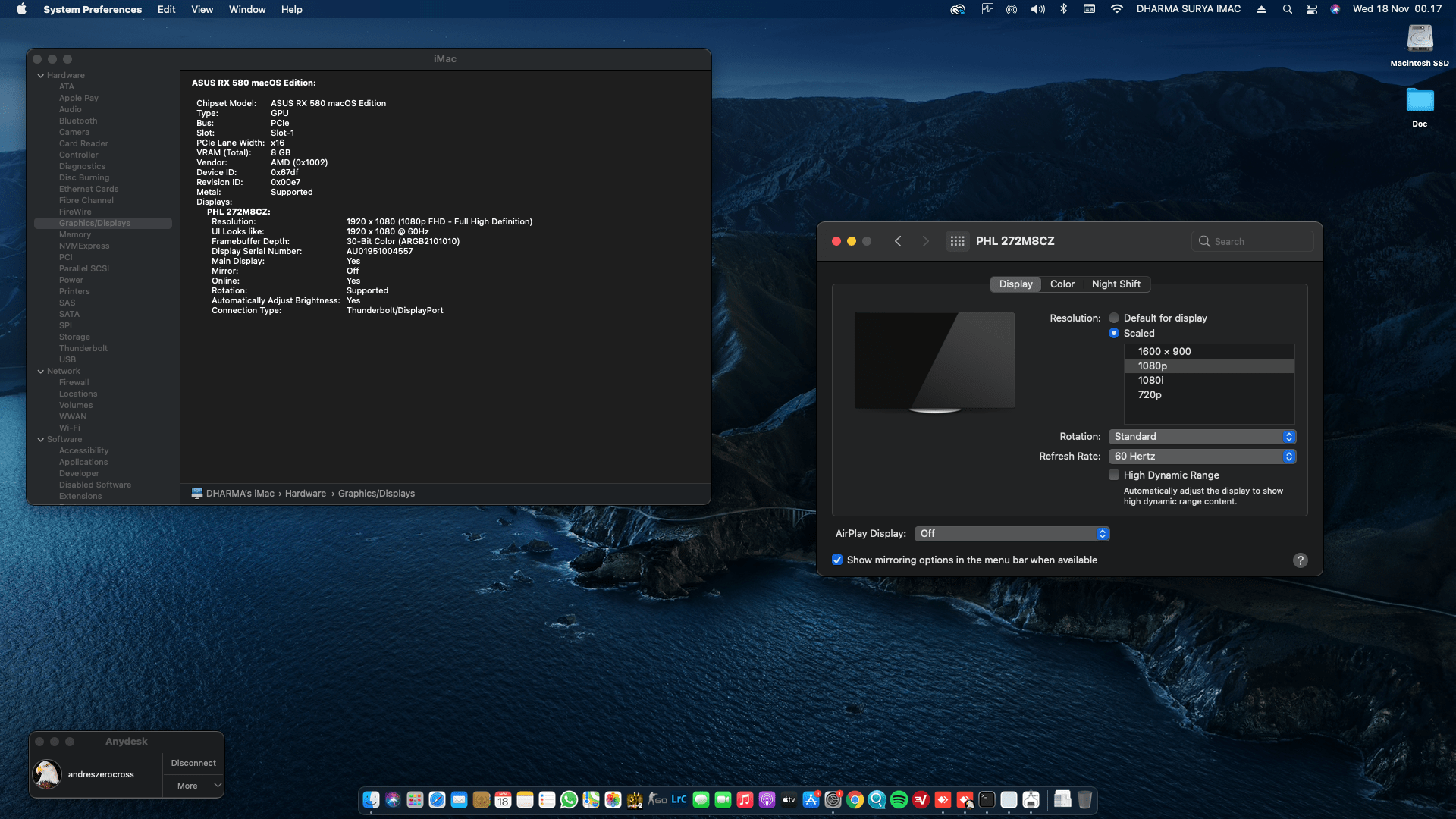 MSI B250M Gaming M3 2nd + Intel Core i7 7700 + Asus RX 580   OpenCore 7