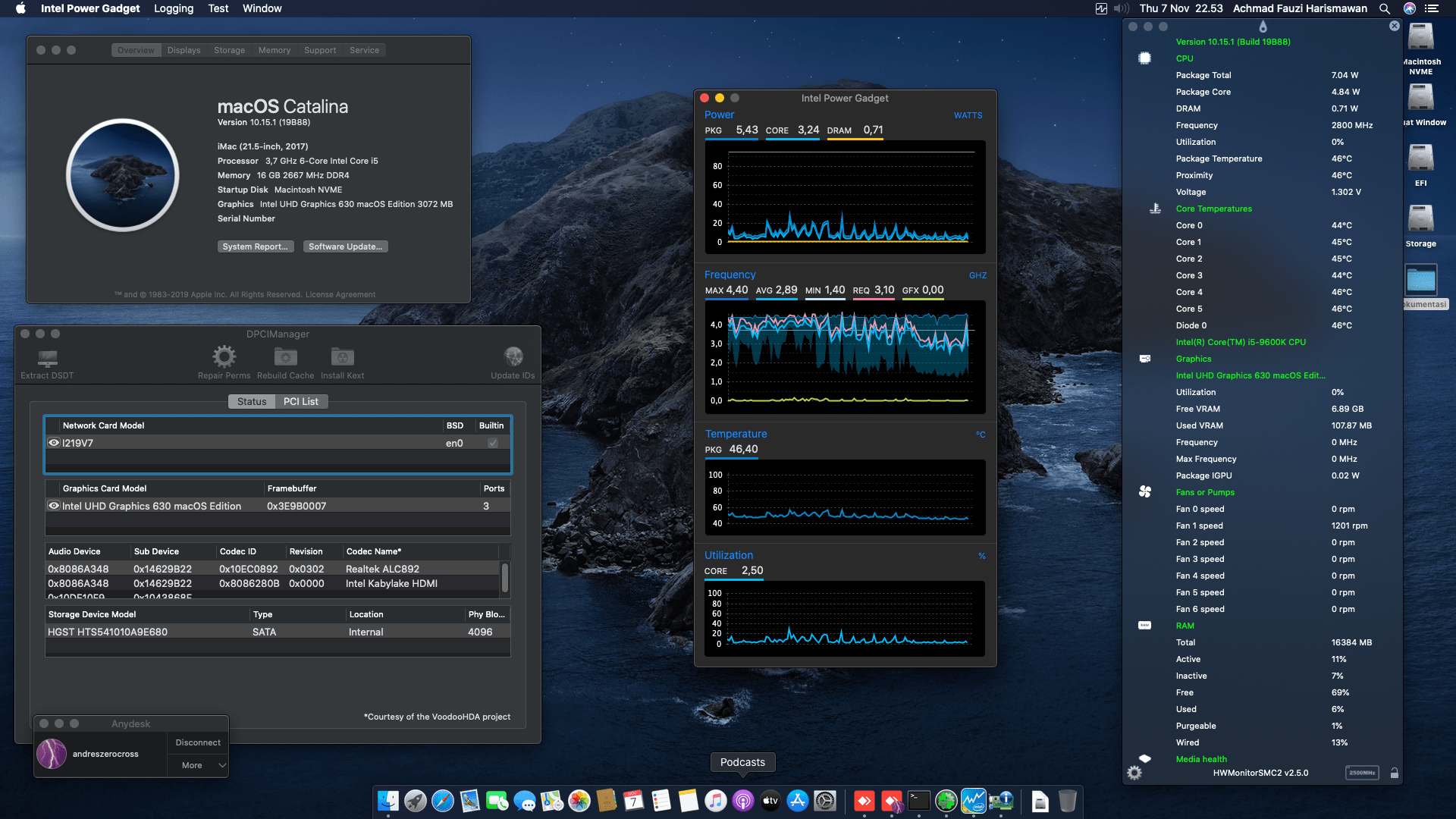 MSI B360 A Pro + Intel Core i5 9600K + Nvidia RTX 2060 1