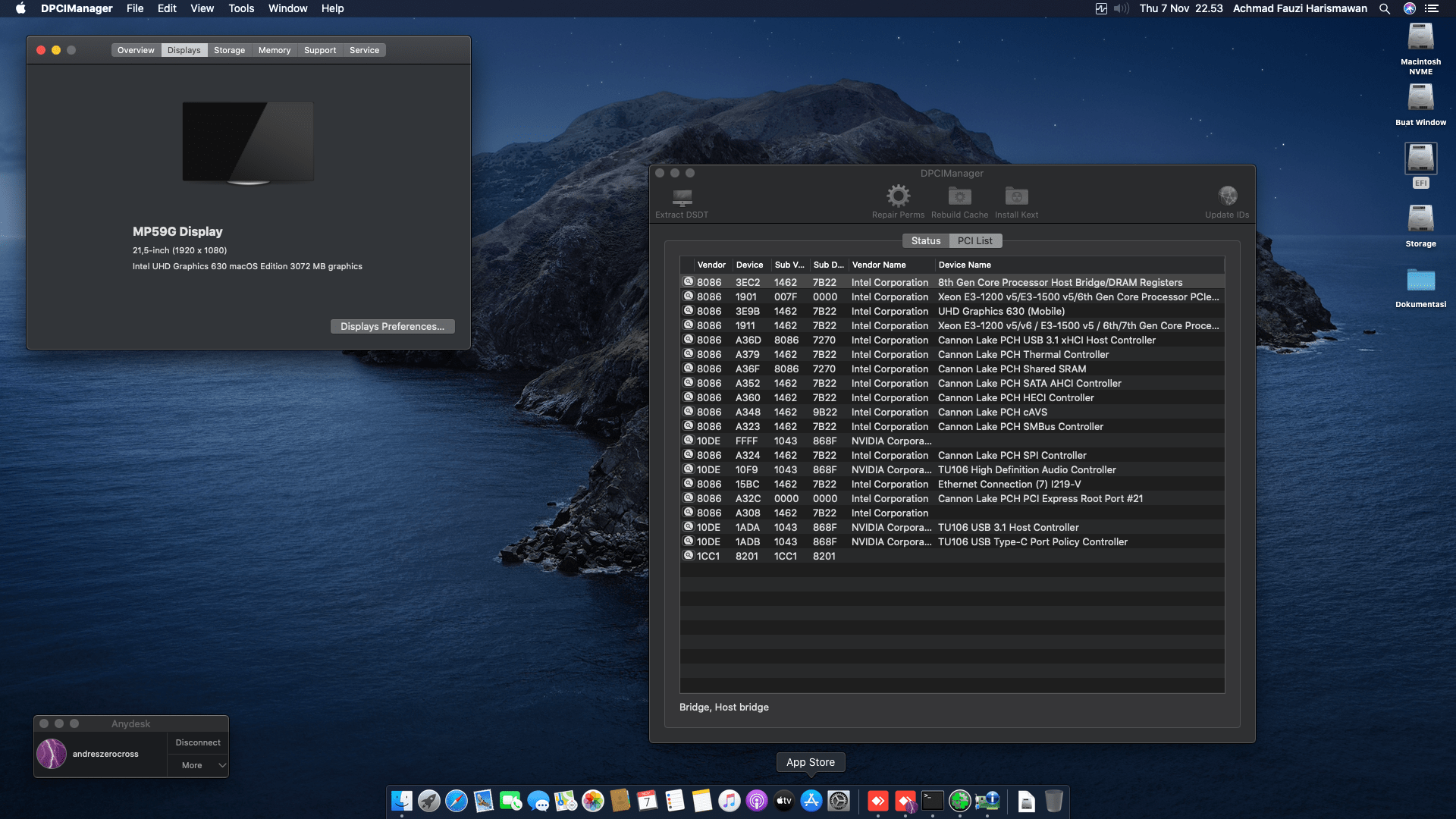 MSI B360 A Pro + Intel Core i5 9600K + Nvidia RTX 2060 2