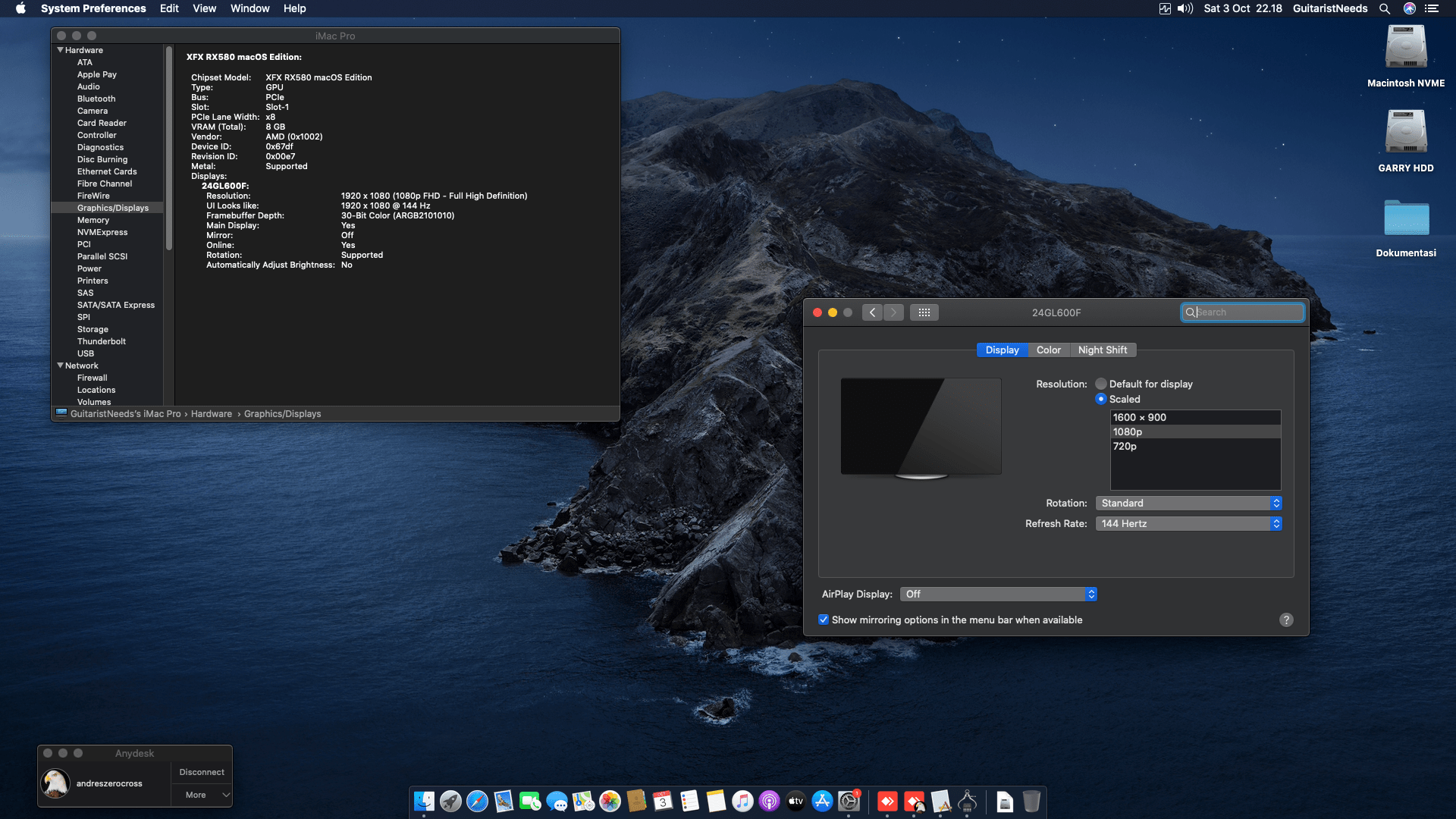 MSI B450 Gaming Plus + AMD Ryzen 5 2600 + XFX RX 580   OpenCore 4