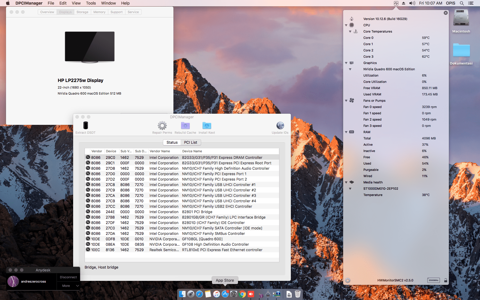 MSI G31TM P21 + Intel Core 2 Quad Q9300 + Nvidia Quadro 600 2