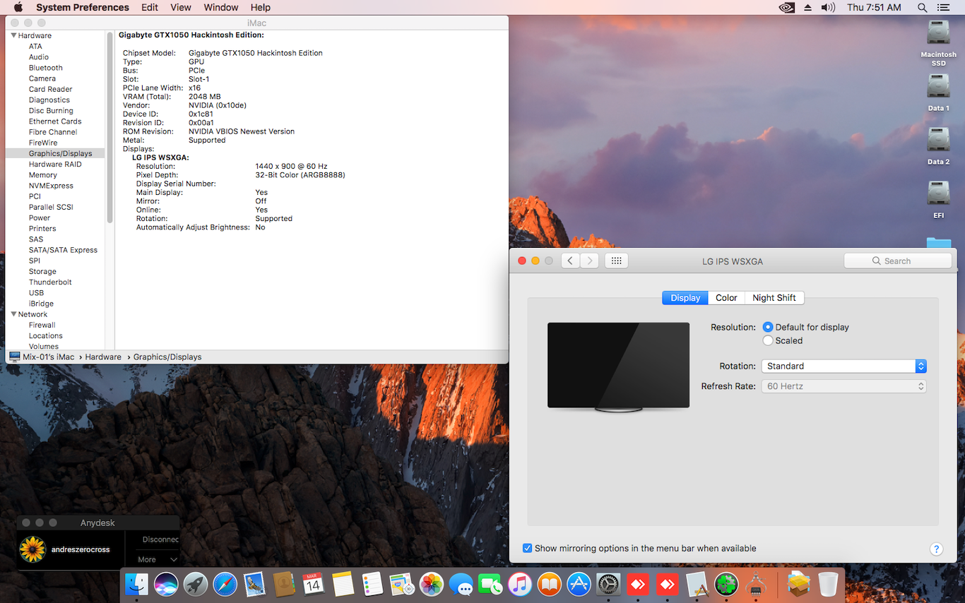 MSI H310 Pro + i7 8700 + GTX 1050 5