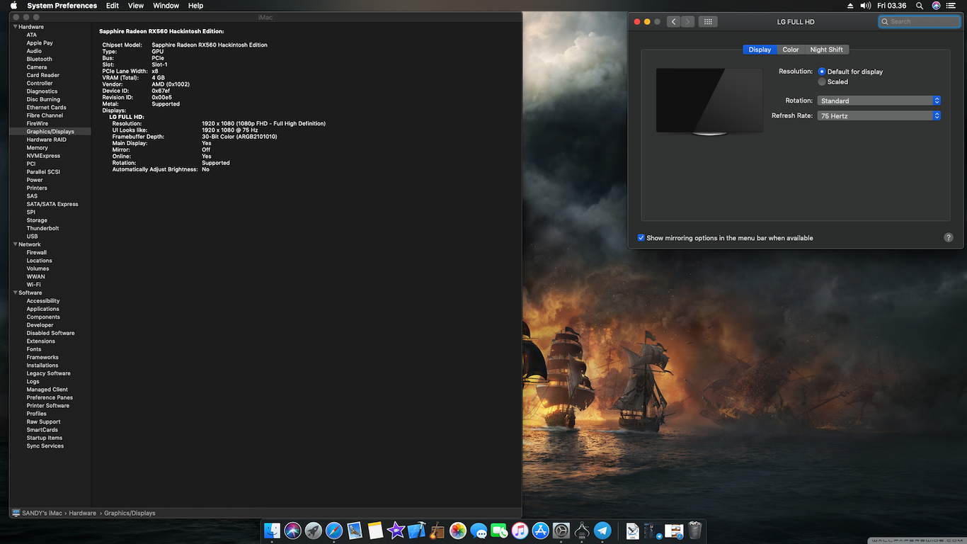 MSI H310I Pro + Intel Core i3 8100 + Sapphire RX560 5