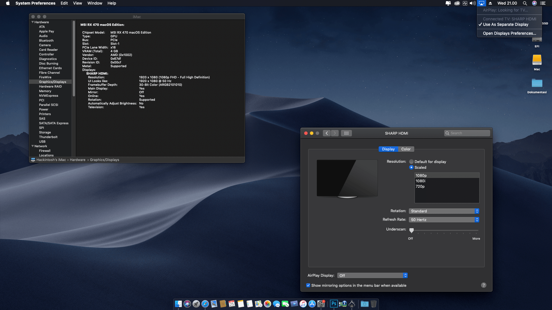MSI H81M E33 + Intel Core i5 4570 + MSI RX 470 5A