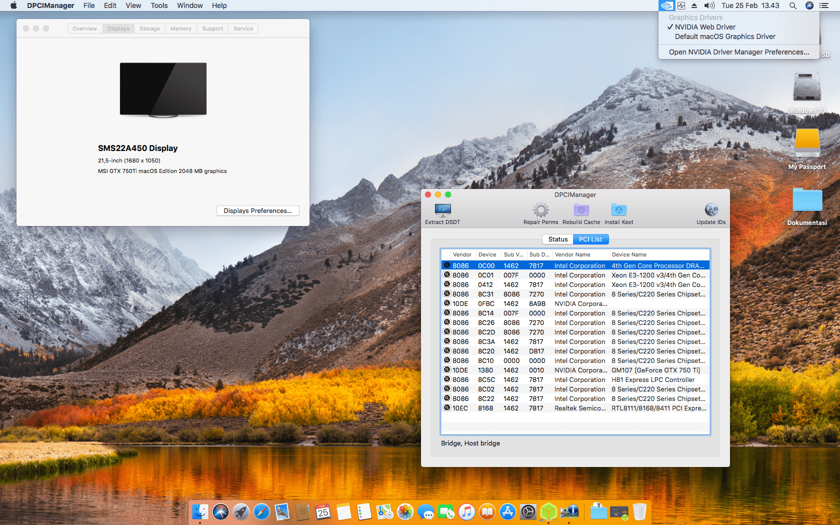 MSI H81M E33 + Intel Core i5 4670S + MSI GTX 750Ti 2