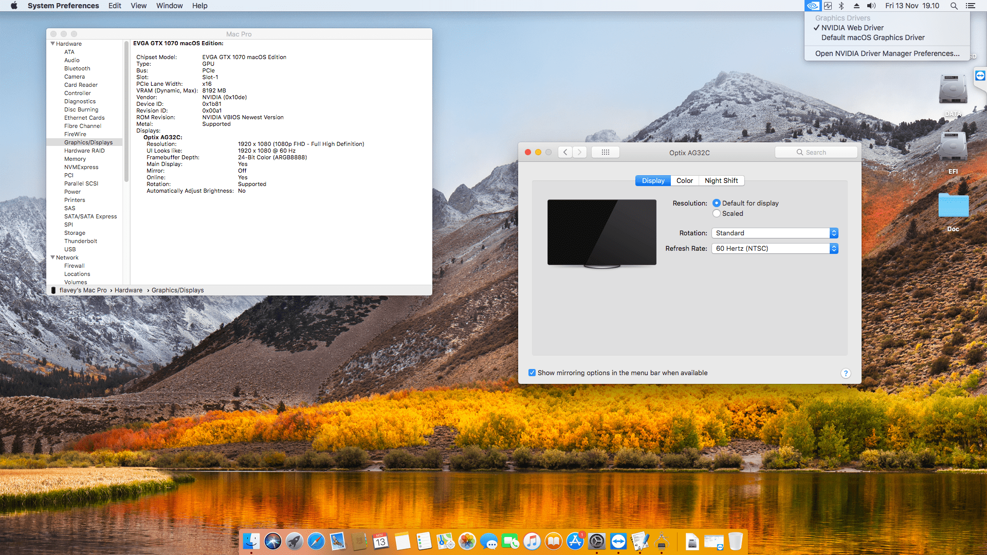 MSI X99A Godlike Gaming + Intel Core i7 5820K + EVGA GTX 1070   OpenCore 6