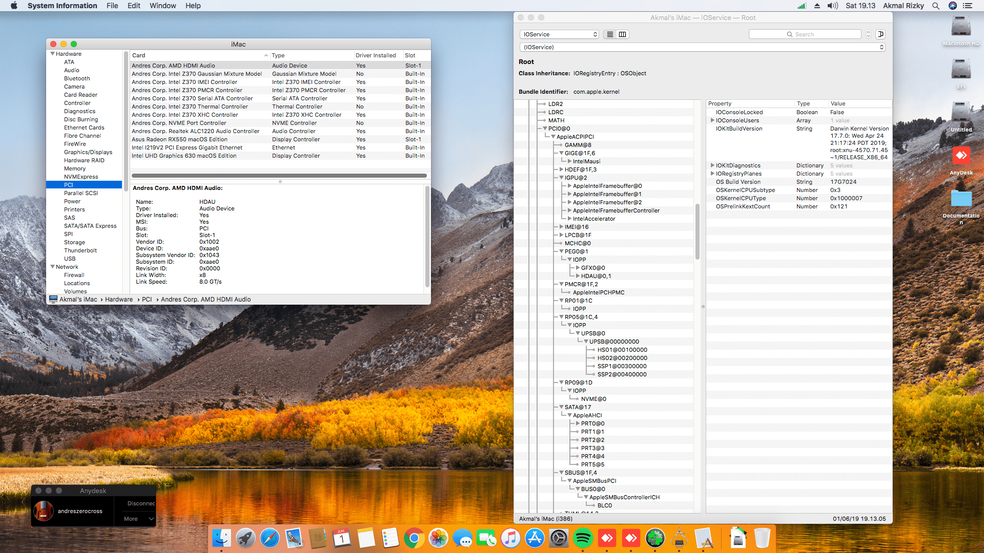 MSI Z370 Gaming Pro Carbon + Intel Core i7 8700K + Asus RX 550 8