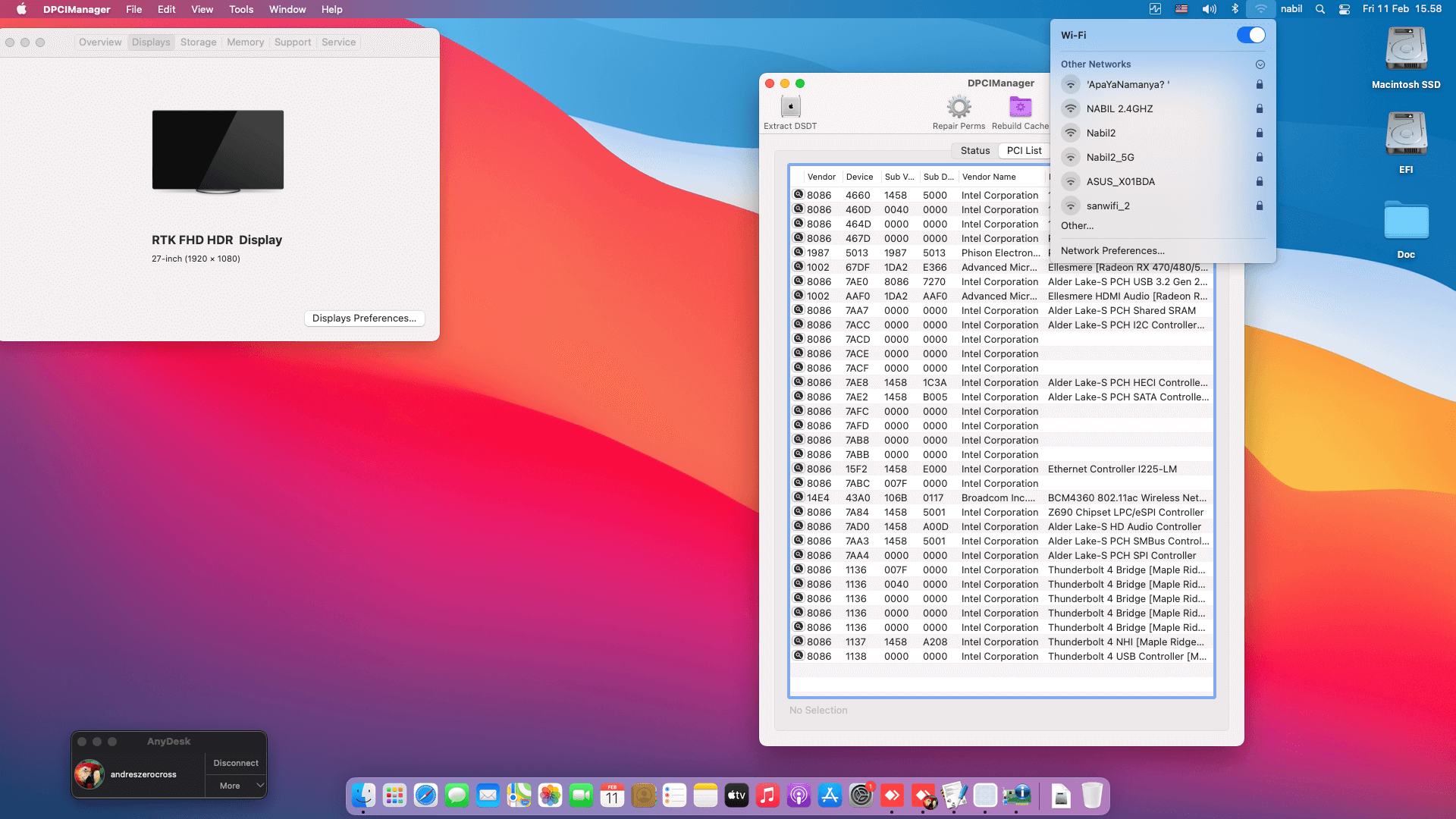 Gigabyte Z690 Aorus Pro + Intel Core i9 12900KF + Sapphire RX 580   OpenCore 2
