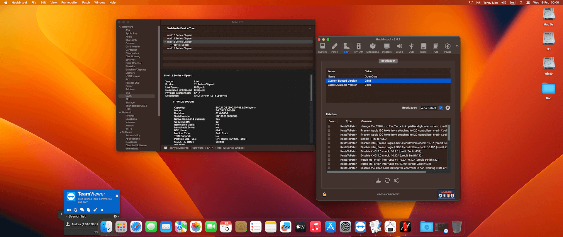 Asus ROG Strix Z790 F Gaming Wifi + Intel Core i9 13900K + Sapphire RX 6900 XT   OpenCore 8