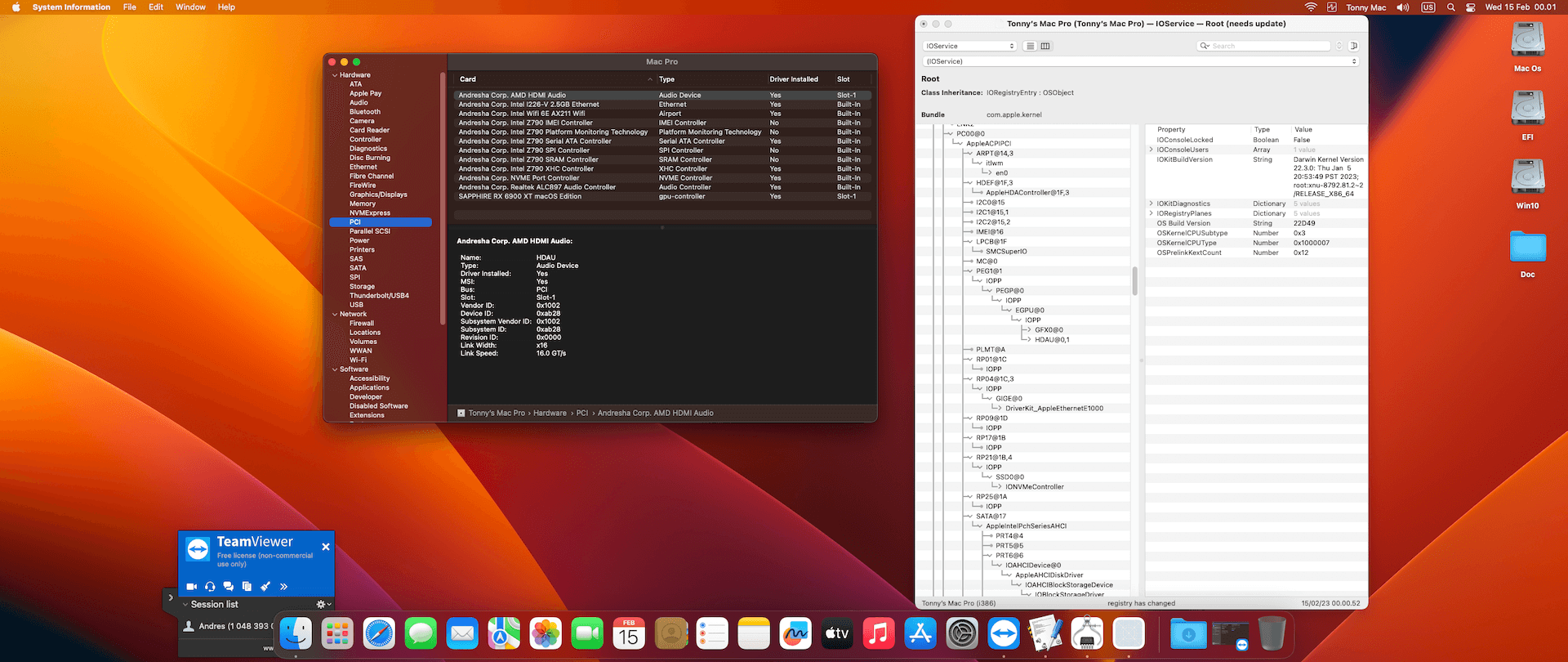 Asus ROG Strix Z790 F Gaming Wifi + Intel Core i9 13900K + Sapphire RX 6900 XT   OpenCore 9