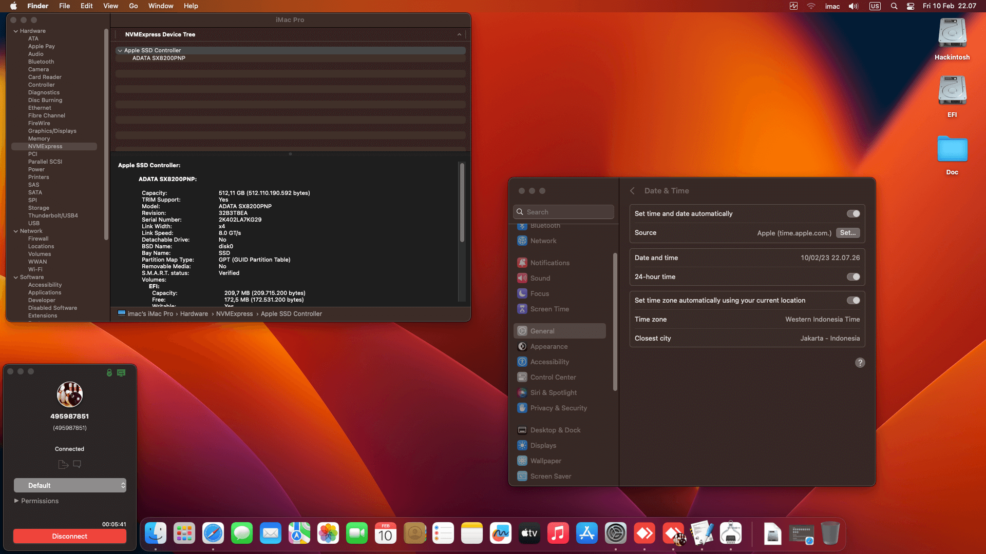 Gigabyte Z490 Vision D + Intel Core i9 10850K + Asus RX 6800 XT   OpenCore 6