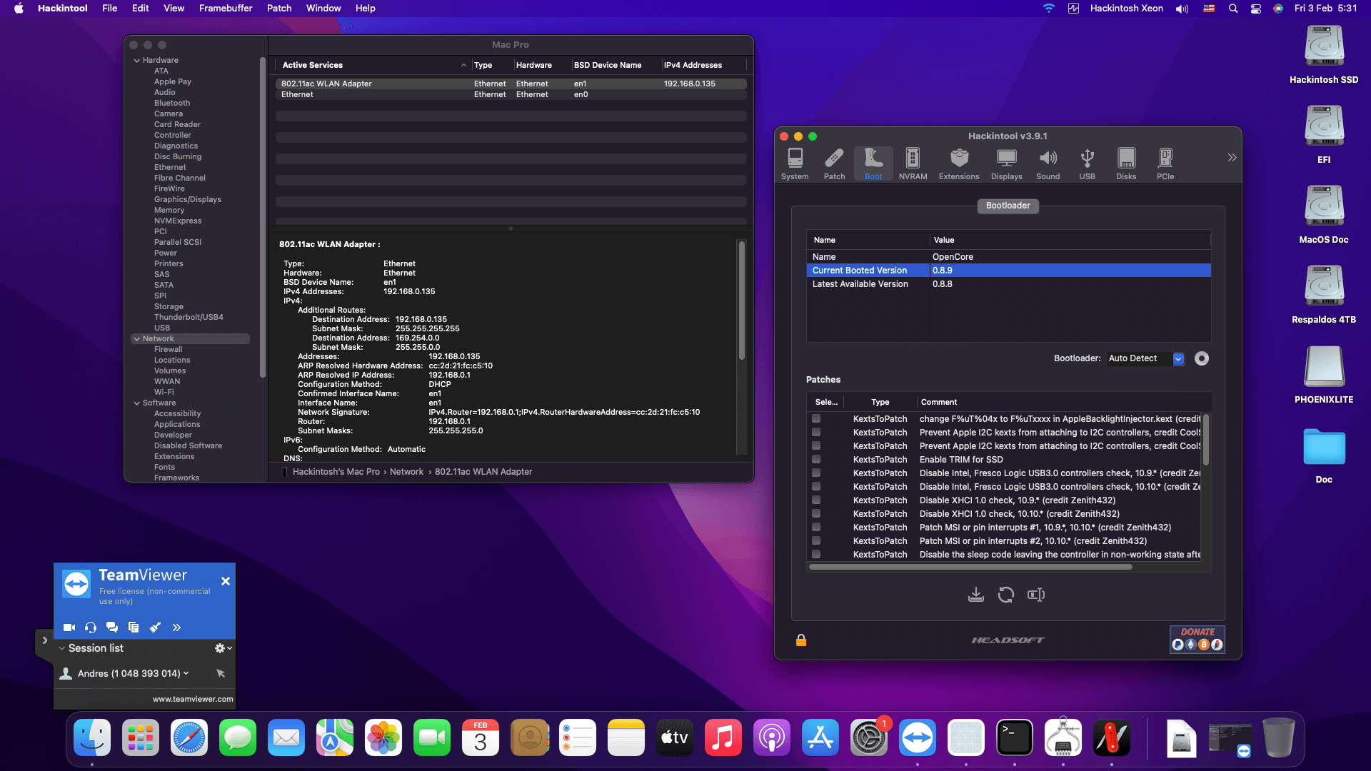 Huananzhi X79 ZD3 + Intel Xeon E5 2689 + Maxsun RX 550   OpenCore 8
