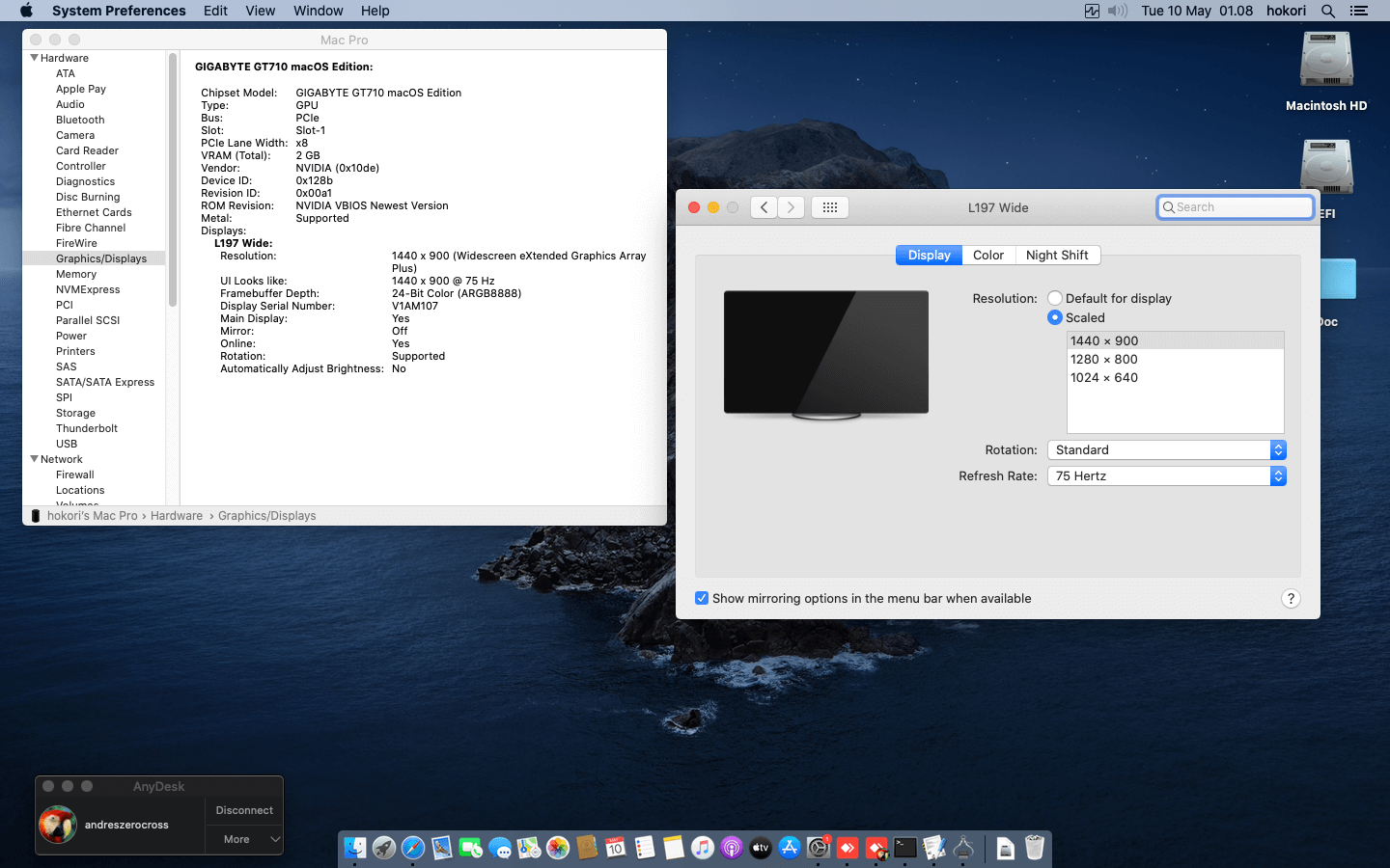 Asrock H55M LE + Intel Xeon X3430 + Gigabyte GT710   CLOVER 4