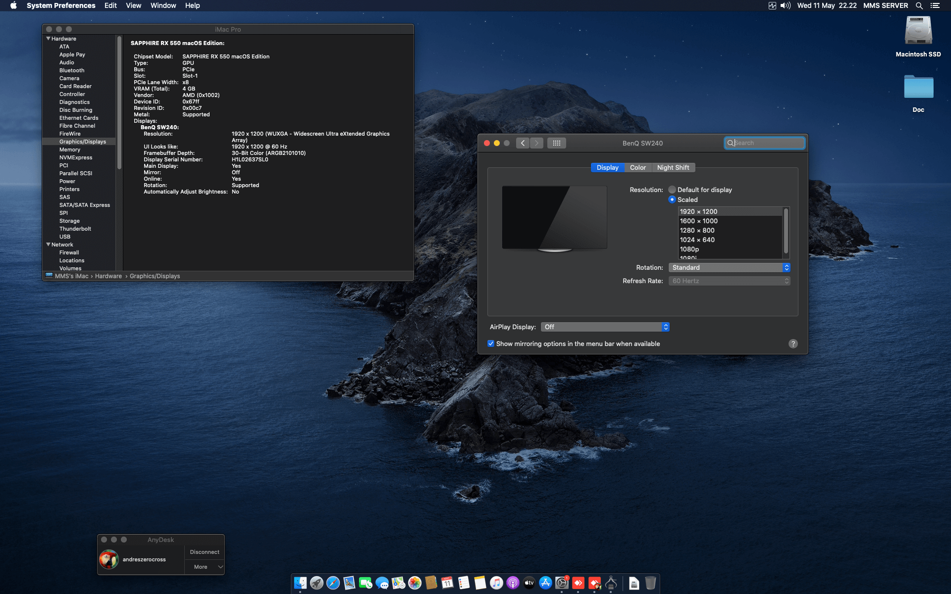Asus Prime B560M A + Intel Core i7 10700 + Sapphire RX 550   OpenCore 4